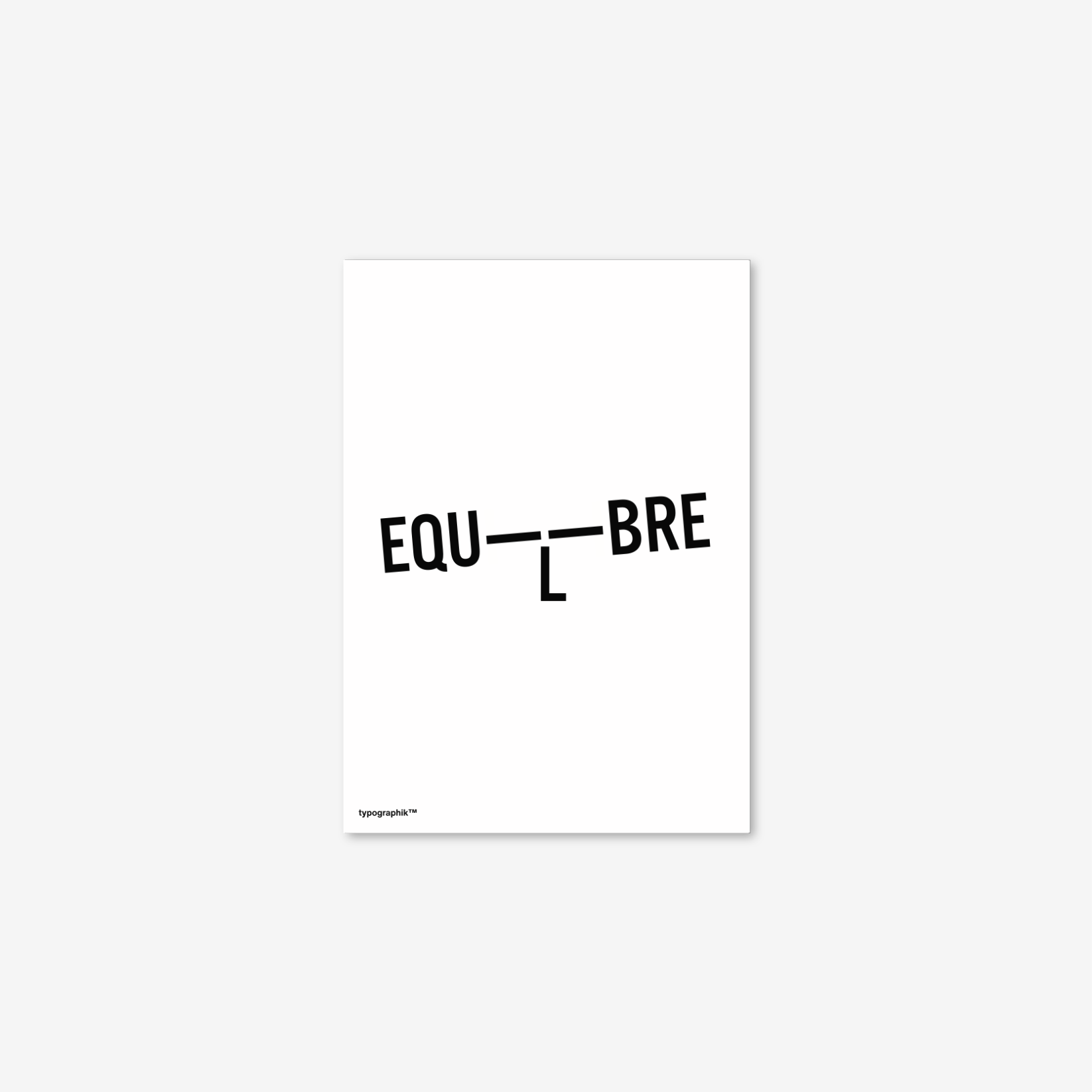 Equilibre