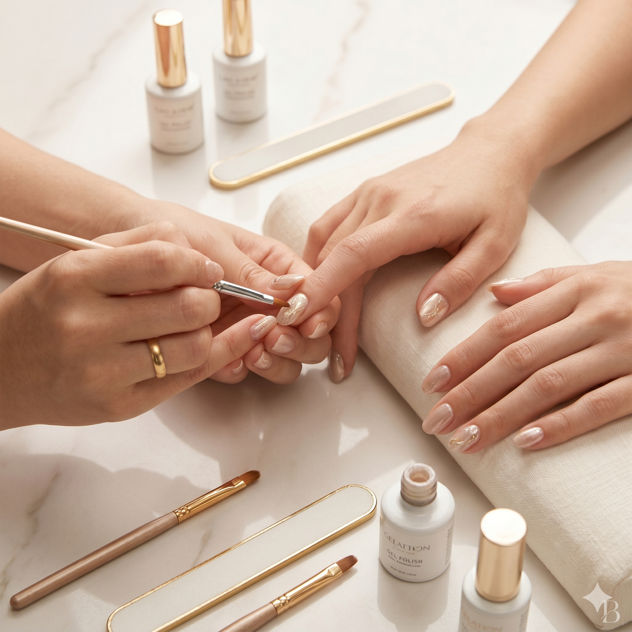 Becca Kuaför kalıcı oje ve nail art uygulaması