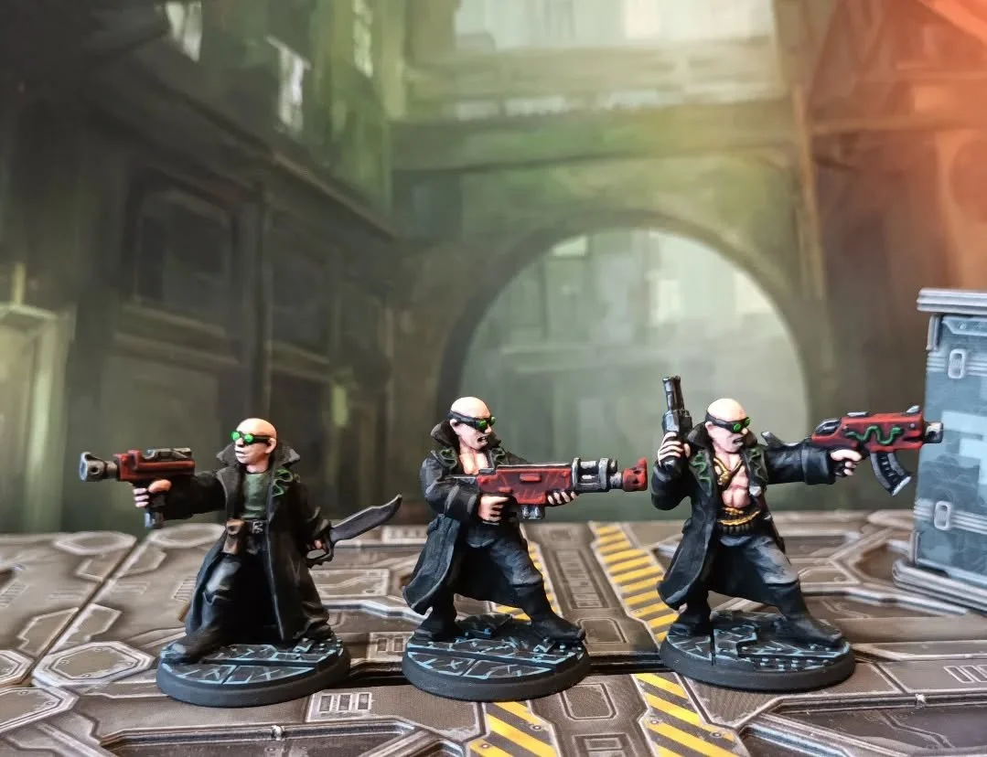 Necromunda Delaque Gang!

#necromunda 
#skirmish
#40k
#warhammercommunity
#delaque
#oldhammer