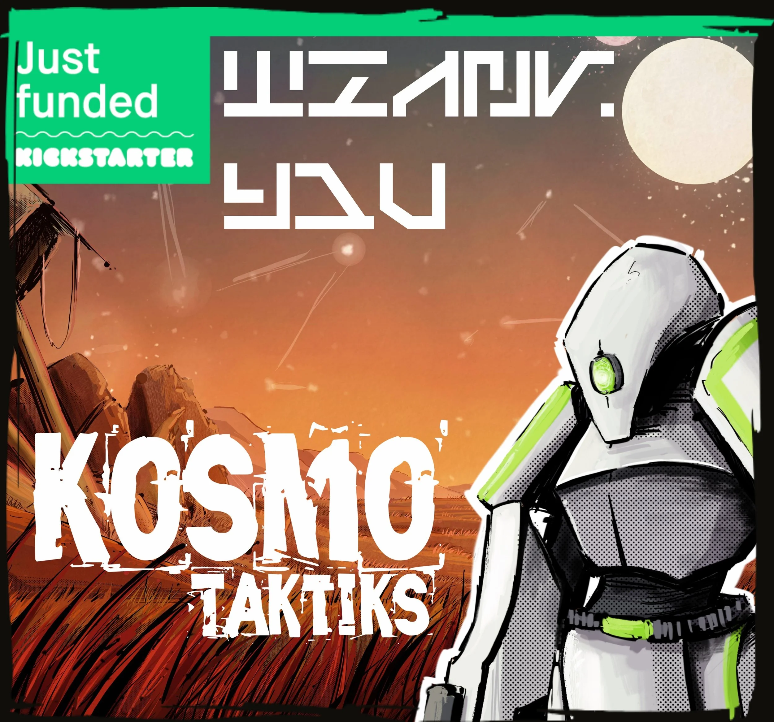 Thank you everyone who took part in the first 24 hours already to get us through the funding goal!

Your support is exactly why projects like this are worth doing.

https://www.kickstarter.com/projects/386039219/kosmo-taktiks