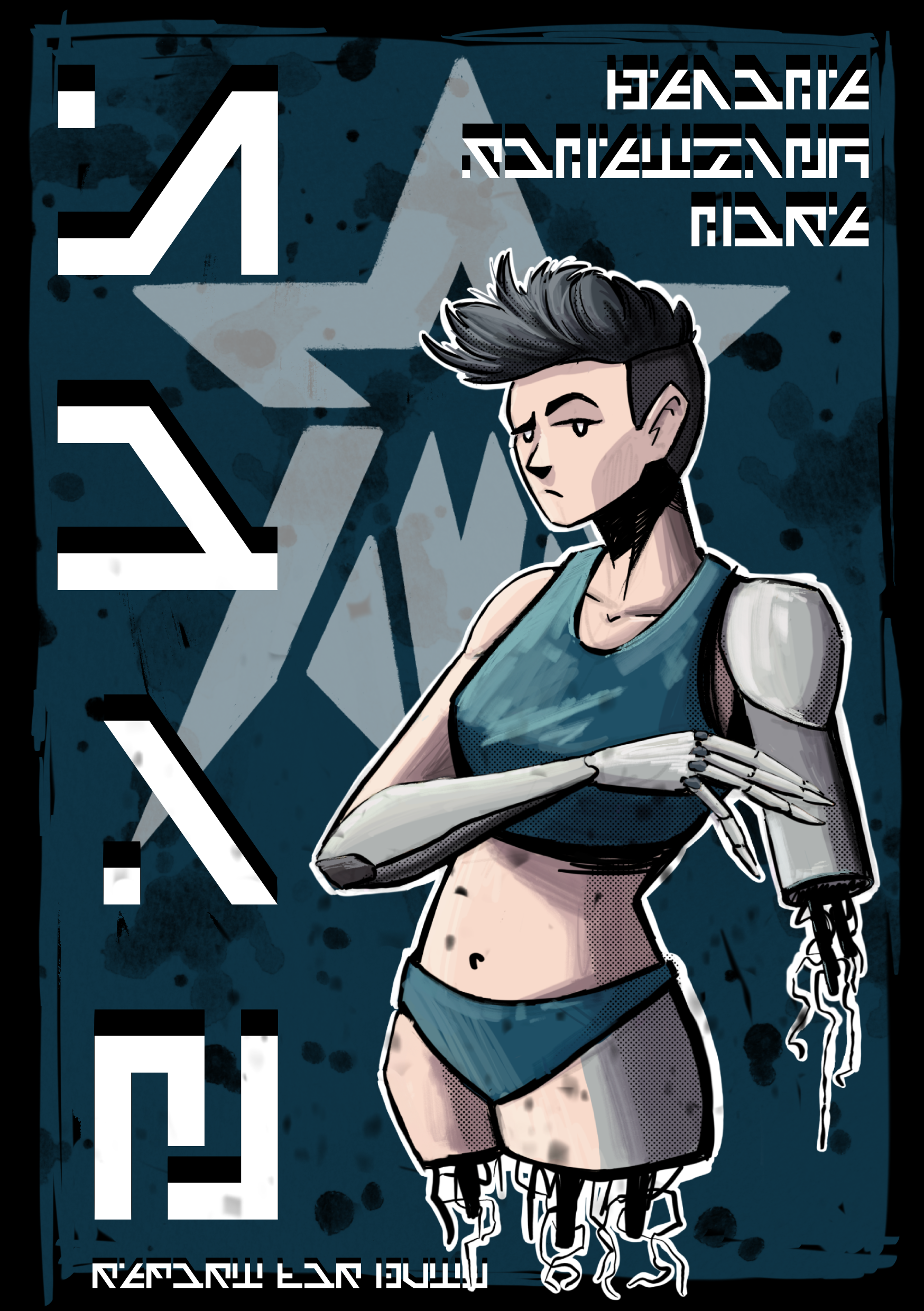 Star Order Girl Poster, Kosmo Taktiks universe by Kosmo Miniatures