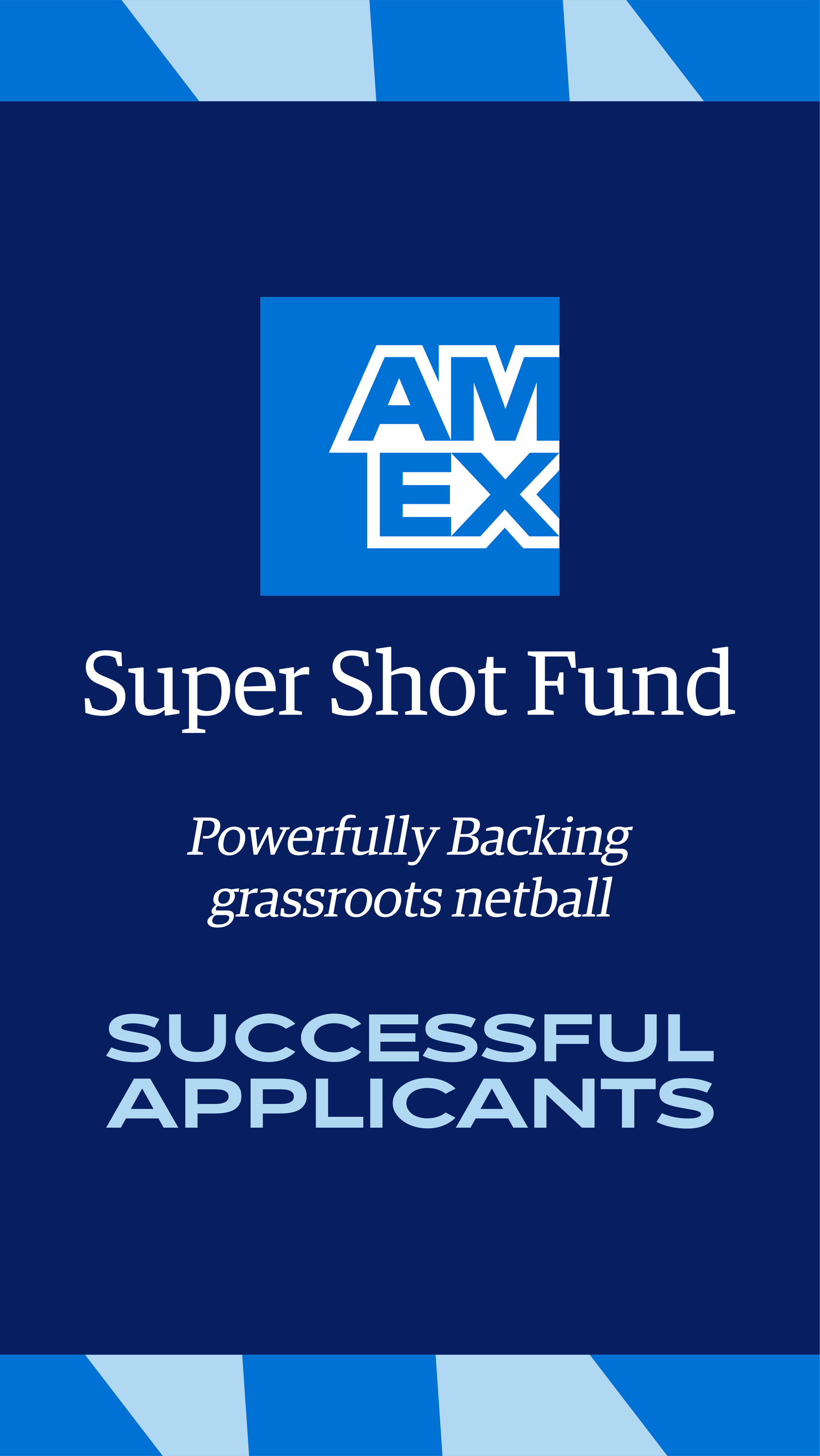 AMEX Super Shot Fund recipients announced