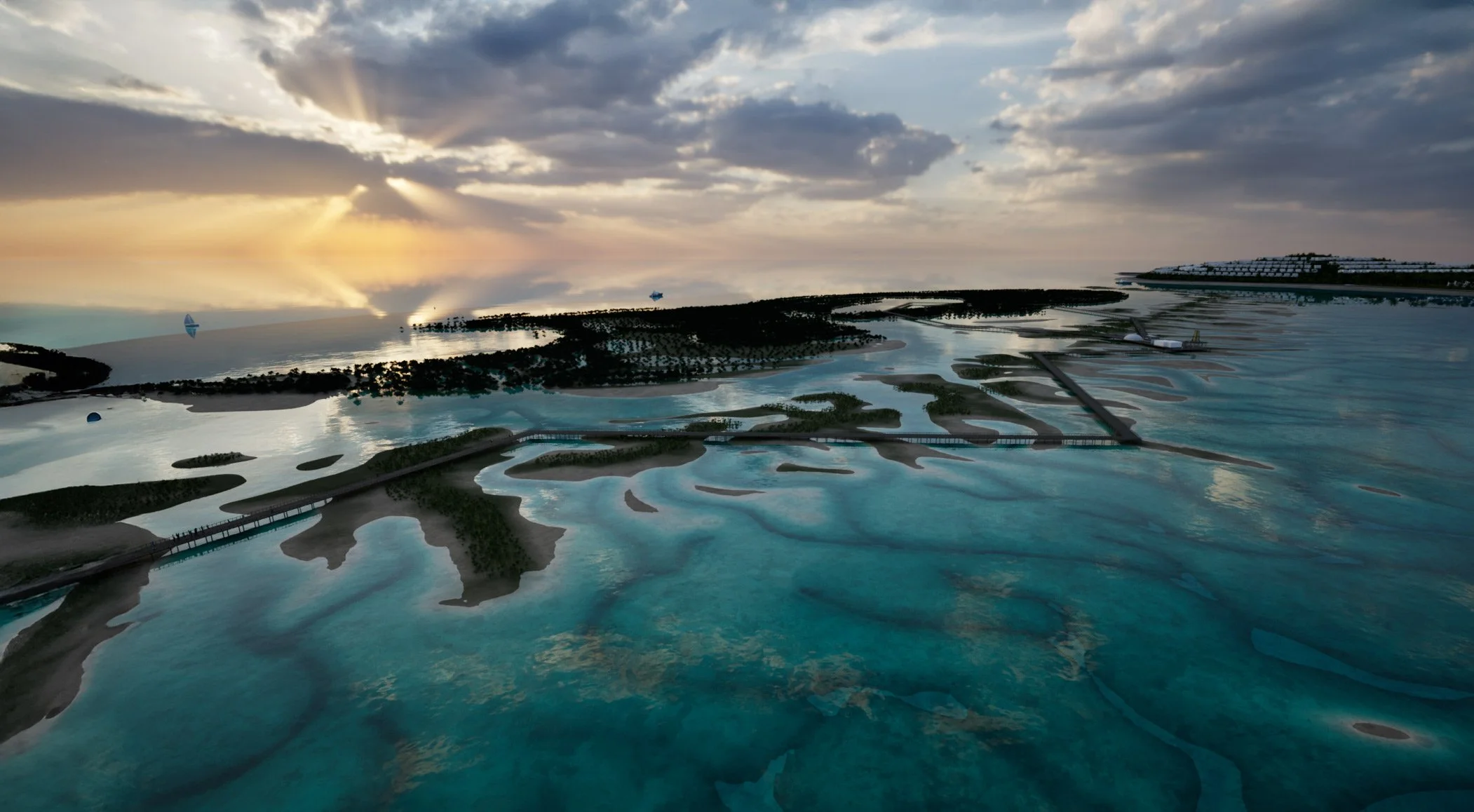 Shaping tidal mudflats with nature in the UAE