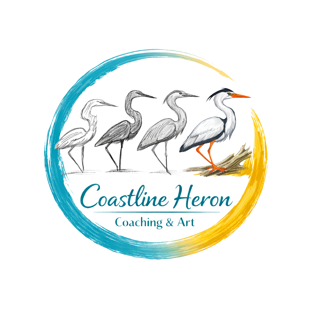 Coastline Heron - Coaching &amp; Art