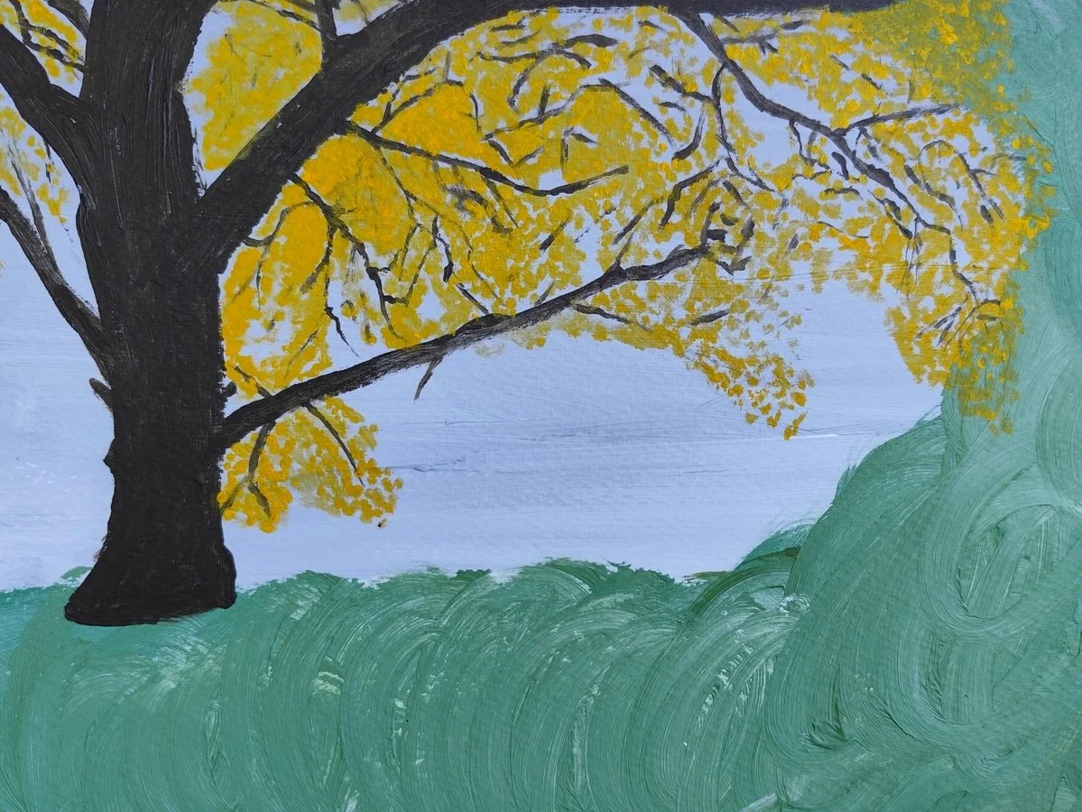 Tree In Autumn – Digital Art Print