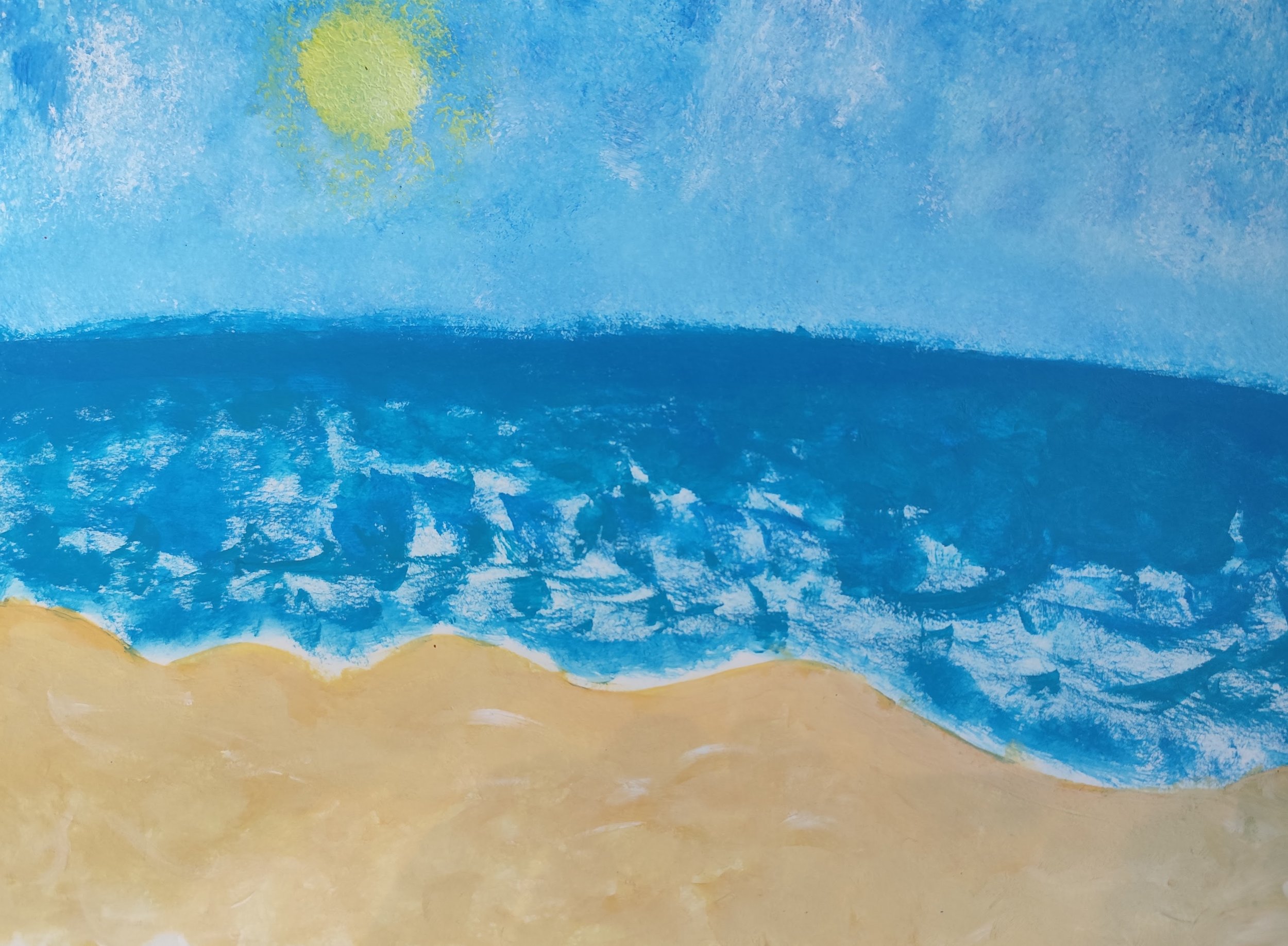 Calm Ocean - Digital Art Print
