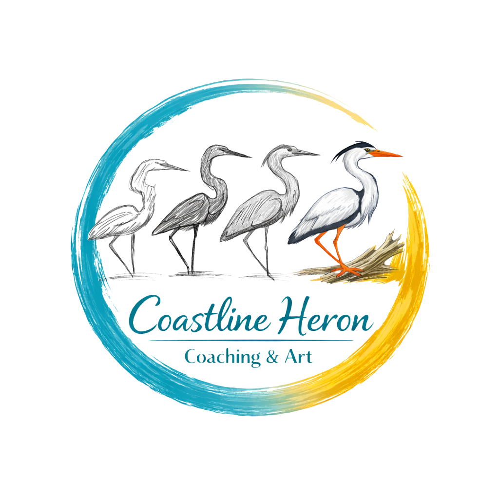 Coastline Heron - Coaching &amp; Art