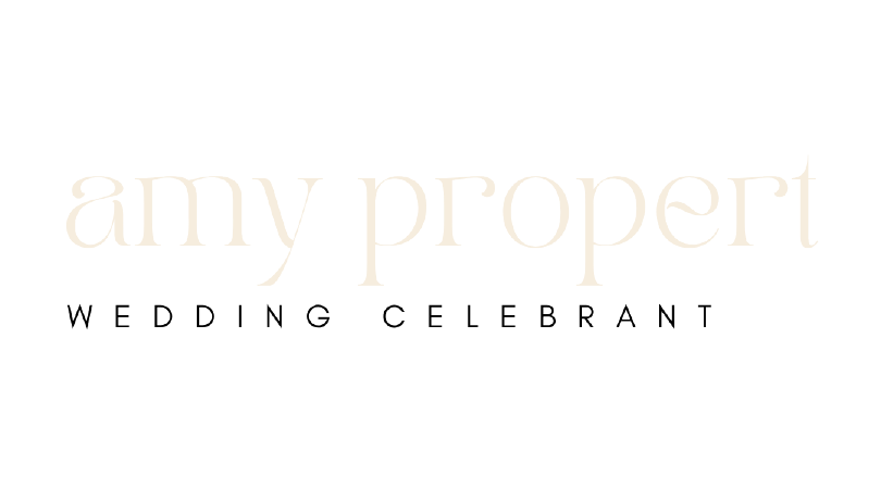 amy propert, Wedding celebrant