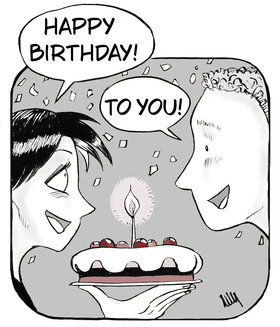 2 x Happy Birthday!