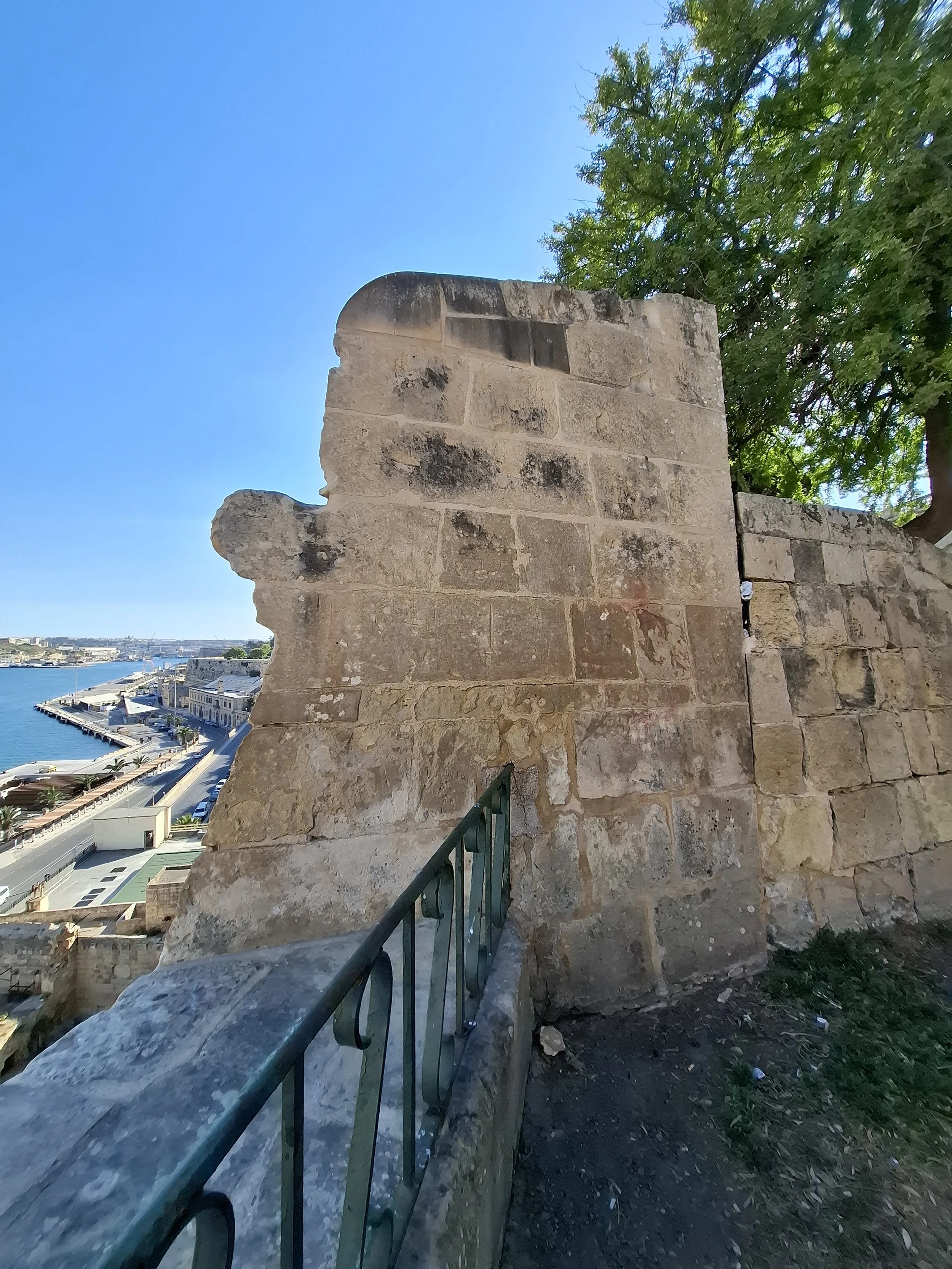 Old stone wall 19th century