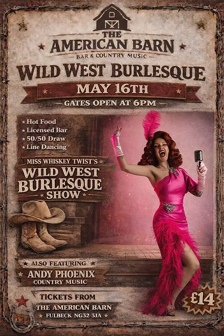 Wild West Burlesque | Fulbeck | Featuring The Poison Ivies