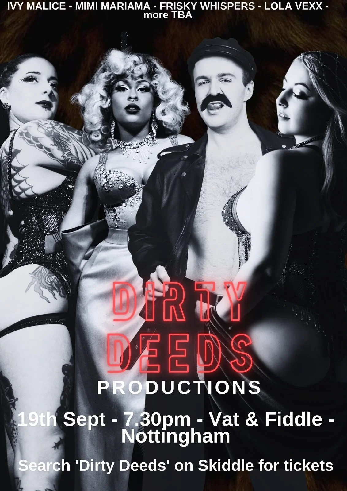 Dirty Deeds | Nottingham | Featuring Ivie Solos