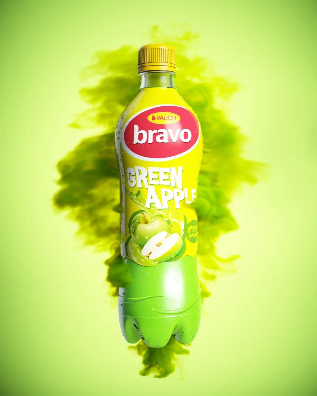 Bravo Green Apple fruitdrank met frisse appel smaak voor horeca en zakelijke omgevingen