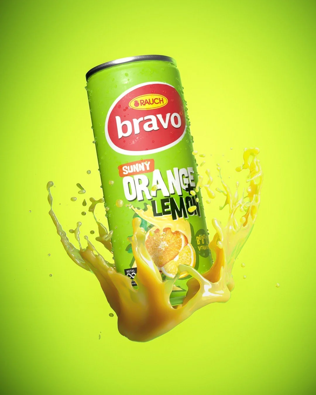 Bravo Sunny Orange Lemon fruitdrank met sinaasappel en citroen voor horeca en kantoren
