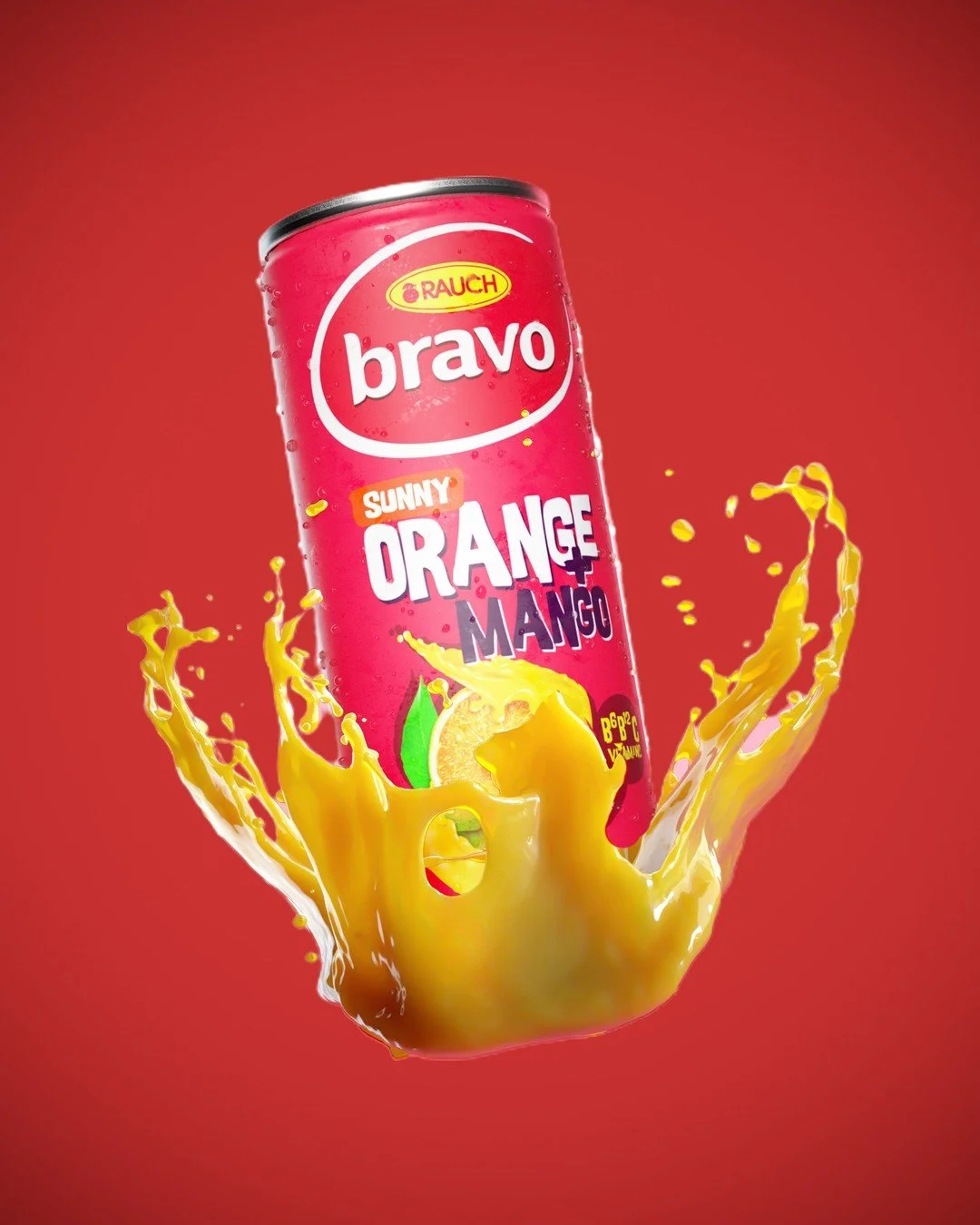 Bravo Sunny Orange Mango fruitdrank met sinaasappel en mango voor horeca en bedrijven