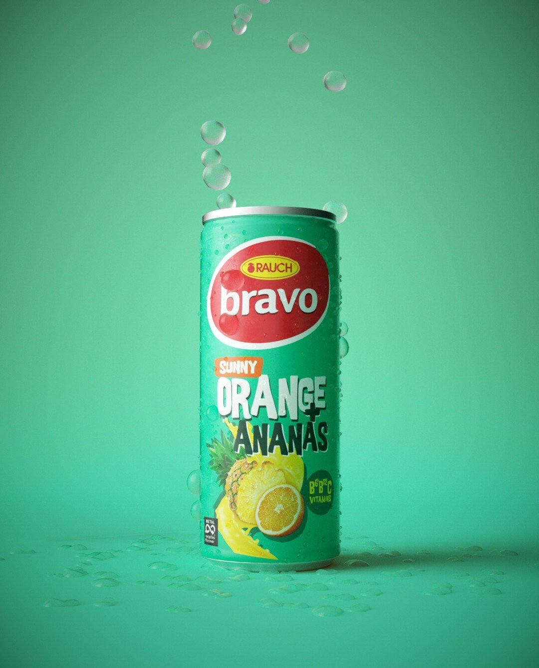 Bravo Sunny Orange Ananas fruitdrank met sinaasappel en ananas voor horeca en bedrijven