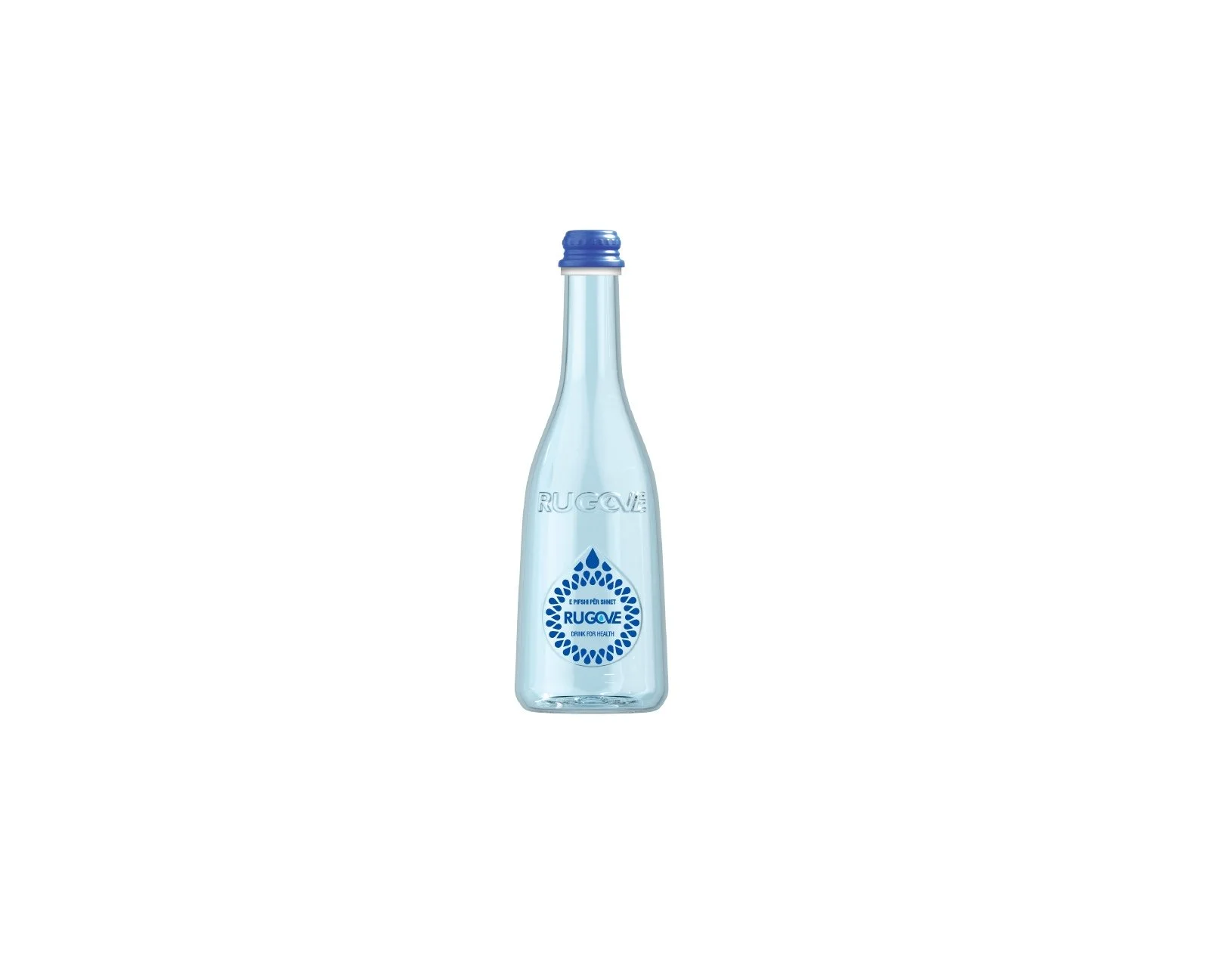 Rugove mineraalwater 0,75 liter glazen fles voor restaurants en horeca
