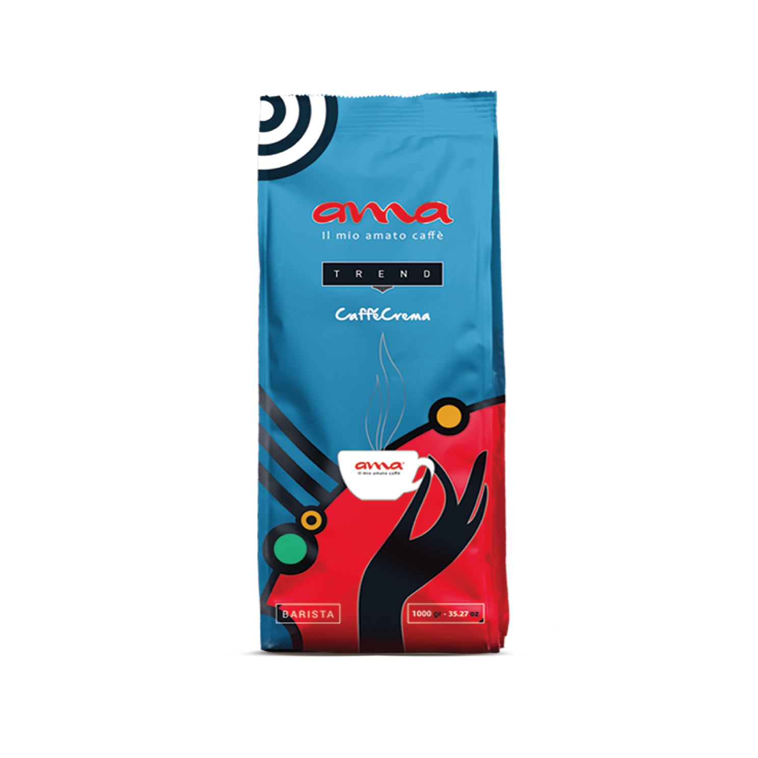 Ama Trend koffiebonen – krachtige blend met volle body (intensiteit 4/5)