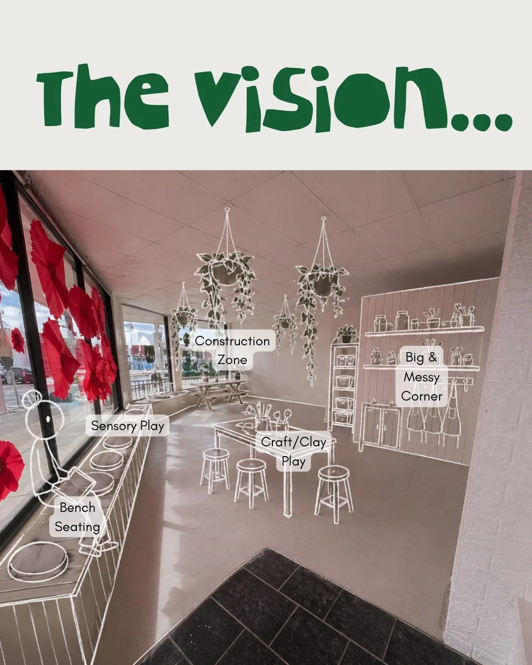The vision&hellip; and it&rsquo;s so satisfying to see it slowly come to life 🥹

When designing the layout, I wanted the studio to feel full of little zones to explore &mdash; spaces where you can build and create alongside your little human and als