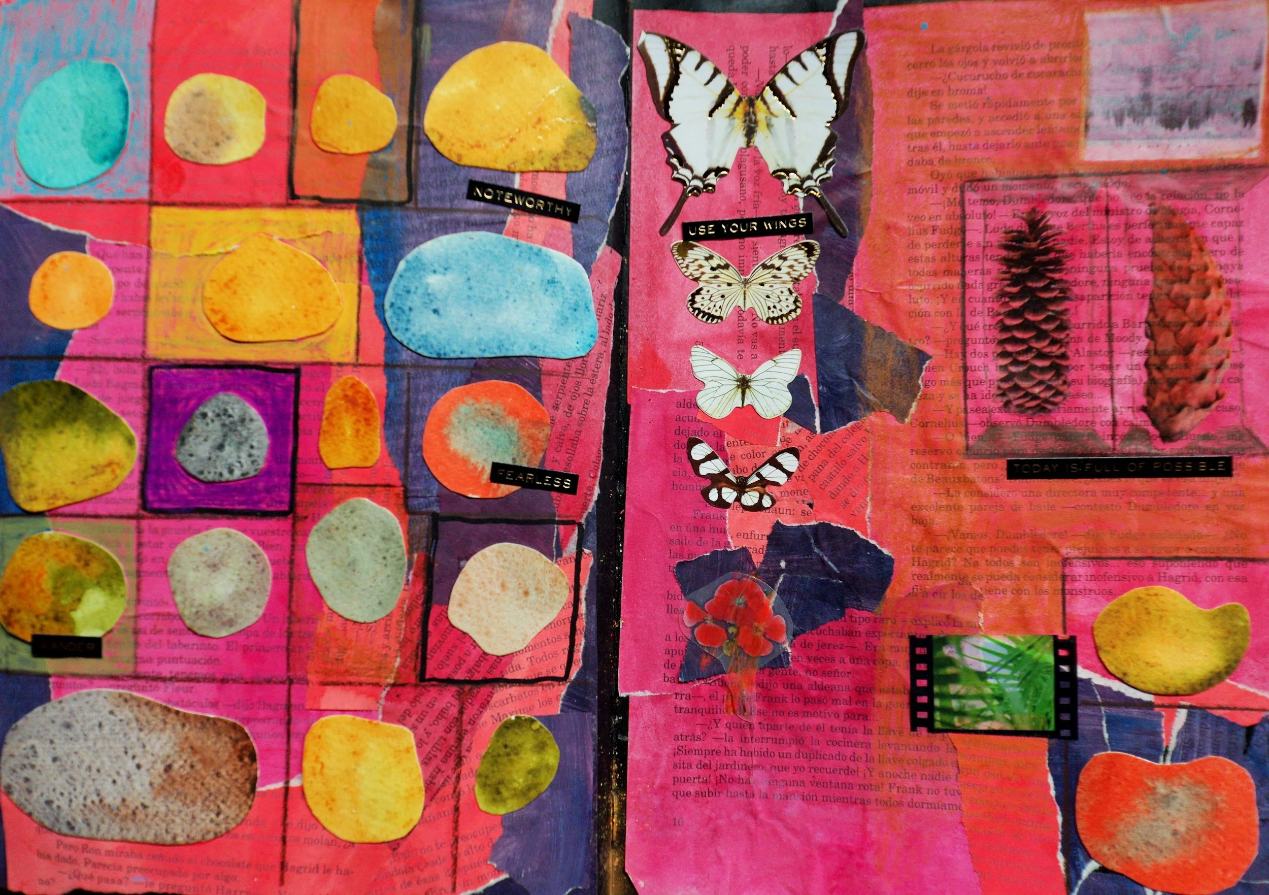 Mixed Medium Collaging
