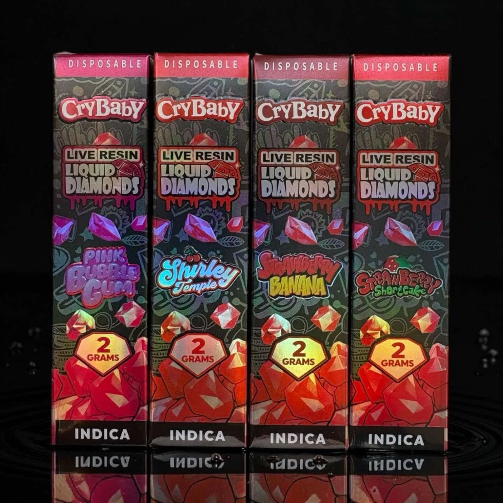 Crybaby 2G Live Resin + Liquid Diamonds Disposable Vape