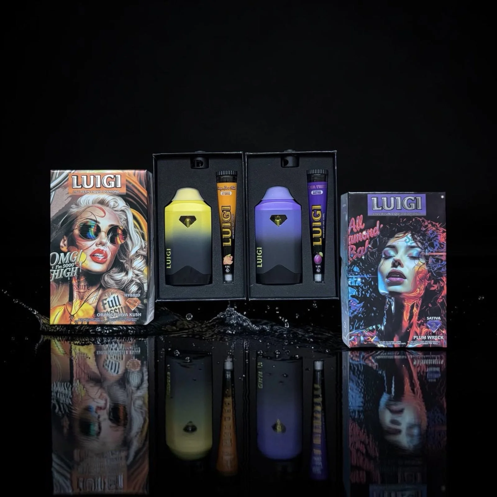 Luigi Live Resin Diamonds 2g Disposable Vape + Premium Pre-Roll