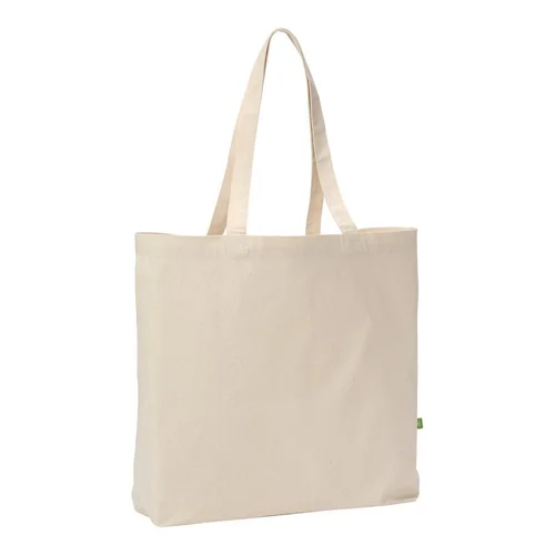 Personalised Organic Canvas Flat Base Shopper