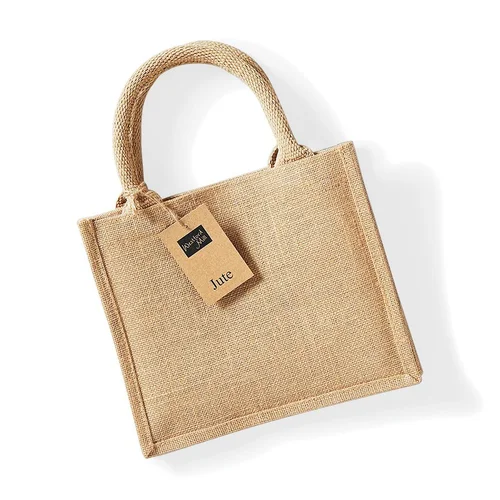 Personalised Jute Mini Gift Bag