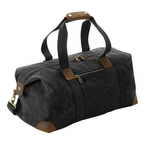 Personalised Heritage Waxed Canvas Holdall