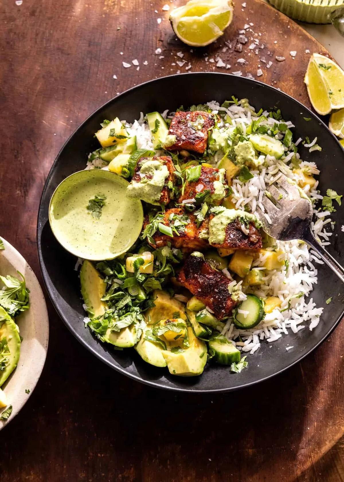 Chipotle Teriyaki Salmon Bowls