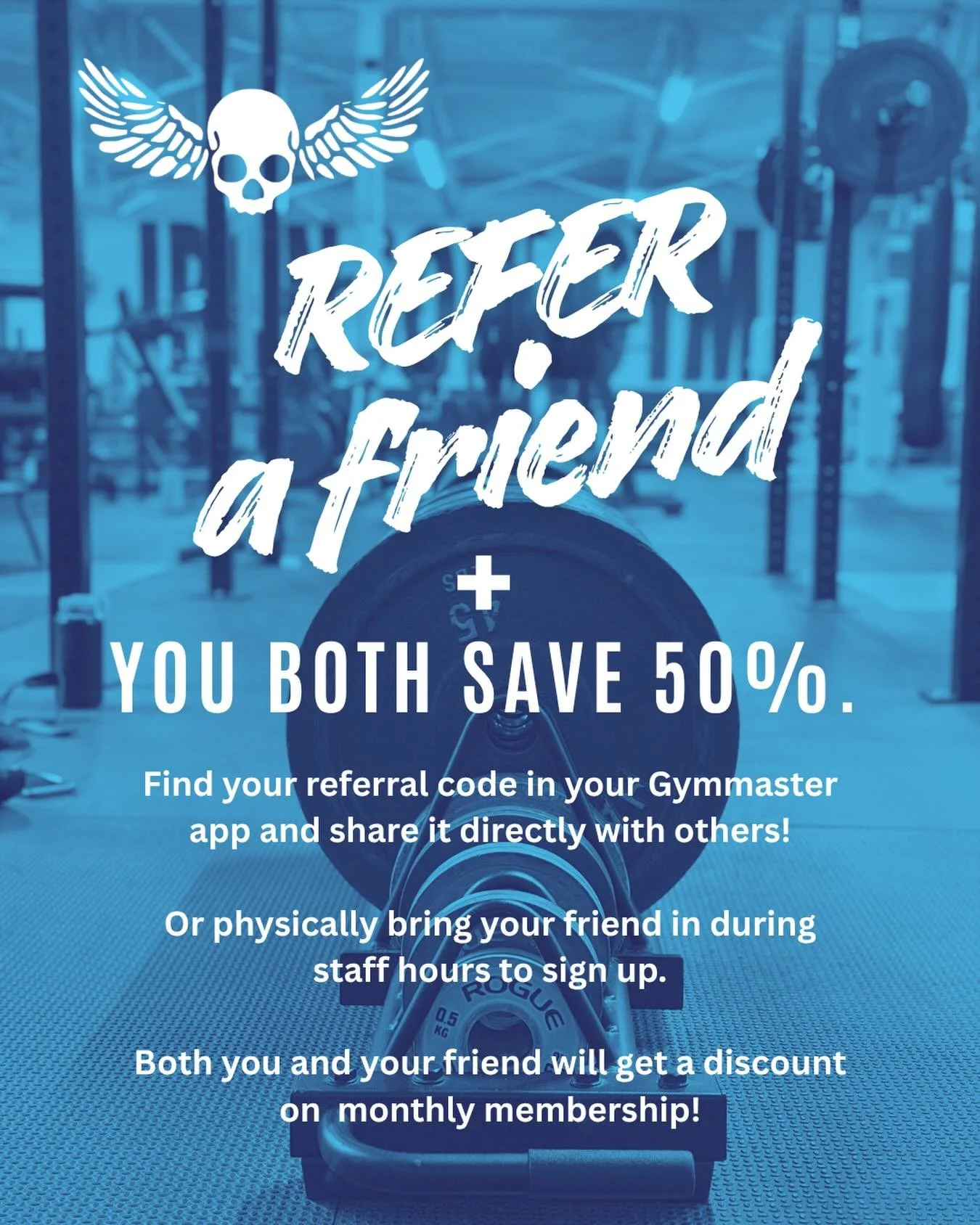 You already know why you train here. Now show a friend.

More weights, good people, and a locally owned gym worth sharing with others. Through the end of the year, bringing someone into Iron Soul gets you both get a discount off the monthly membershi