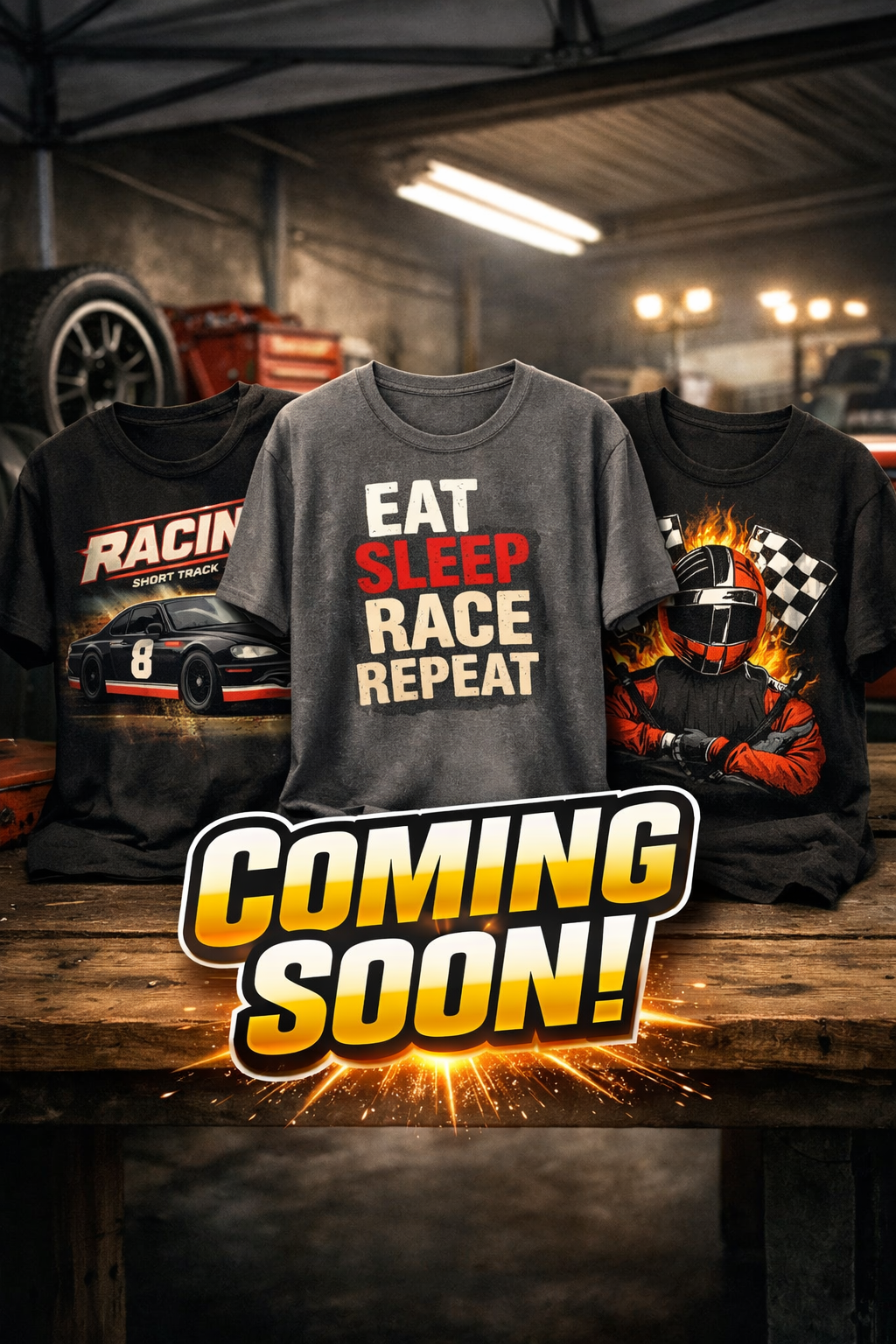 CHASIN' RACIN' T-SHIRTS
