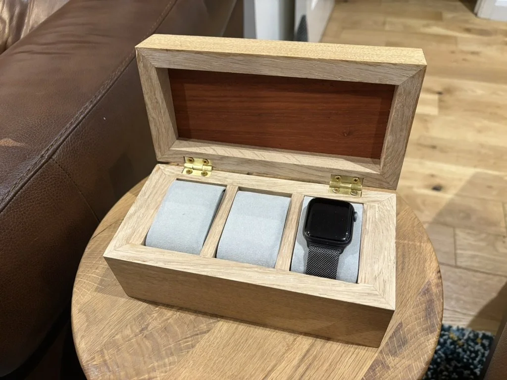 Oak and Paduk Watch Box