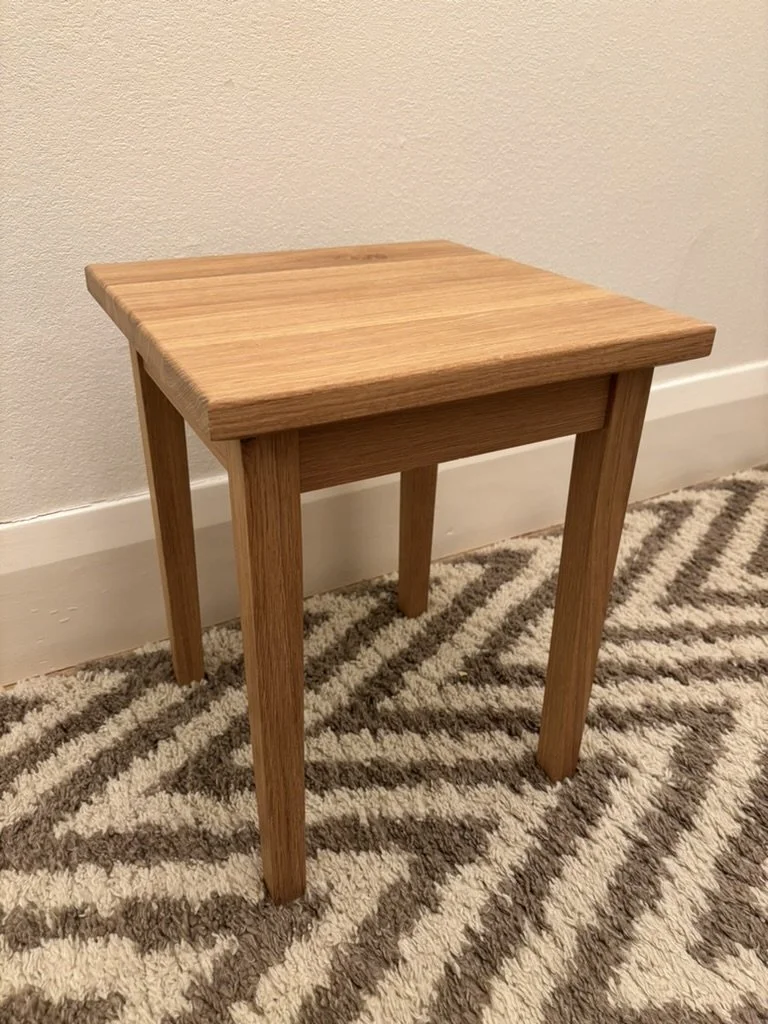 Solid Oak Side Table