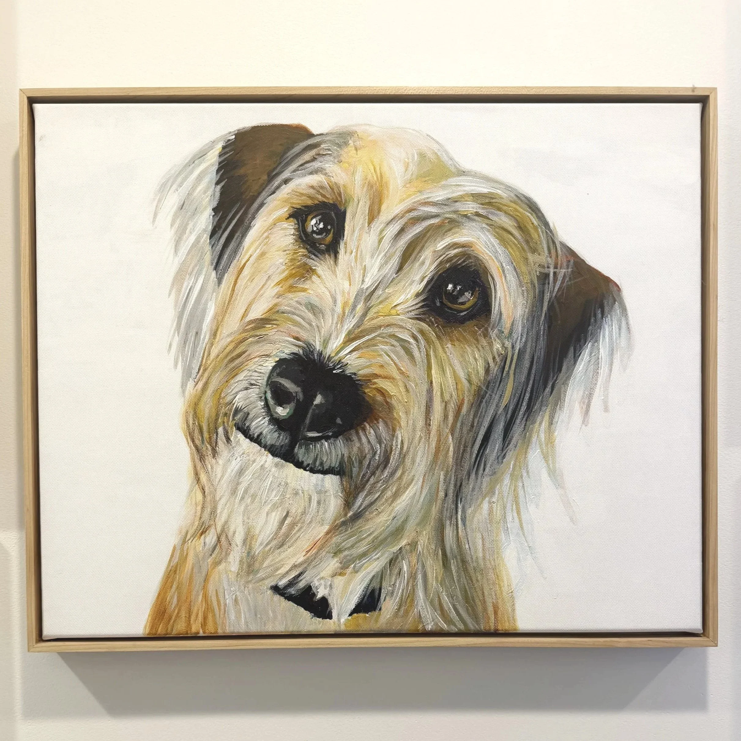 Sadie Whiskers | 15" x 19" Acrylic