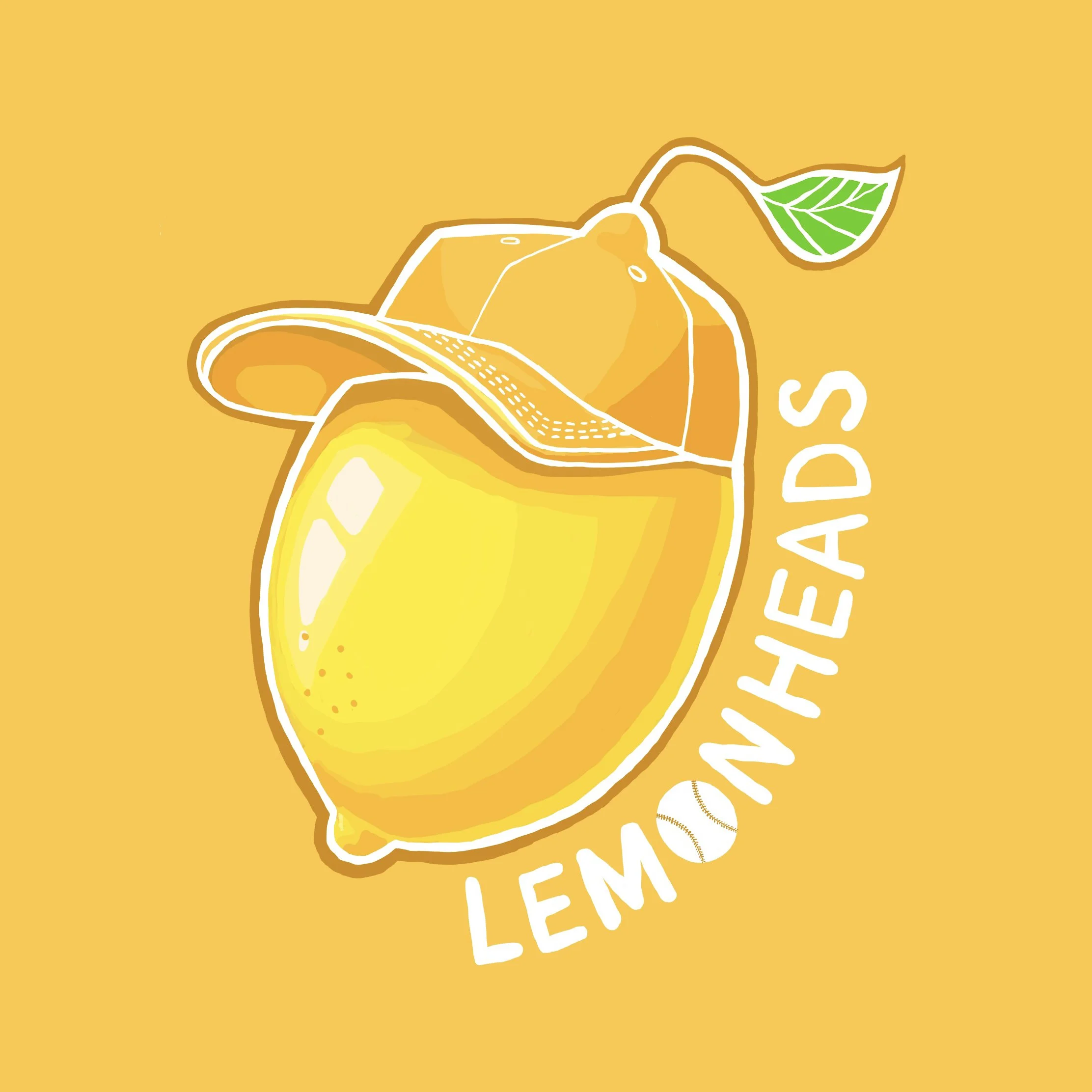 2023 LEMONHEADS  |  Baseball Team Logo