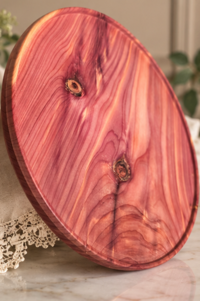 American Cedar Plate Stand