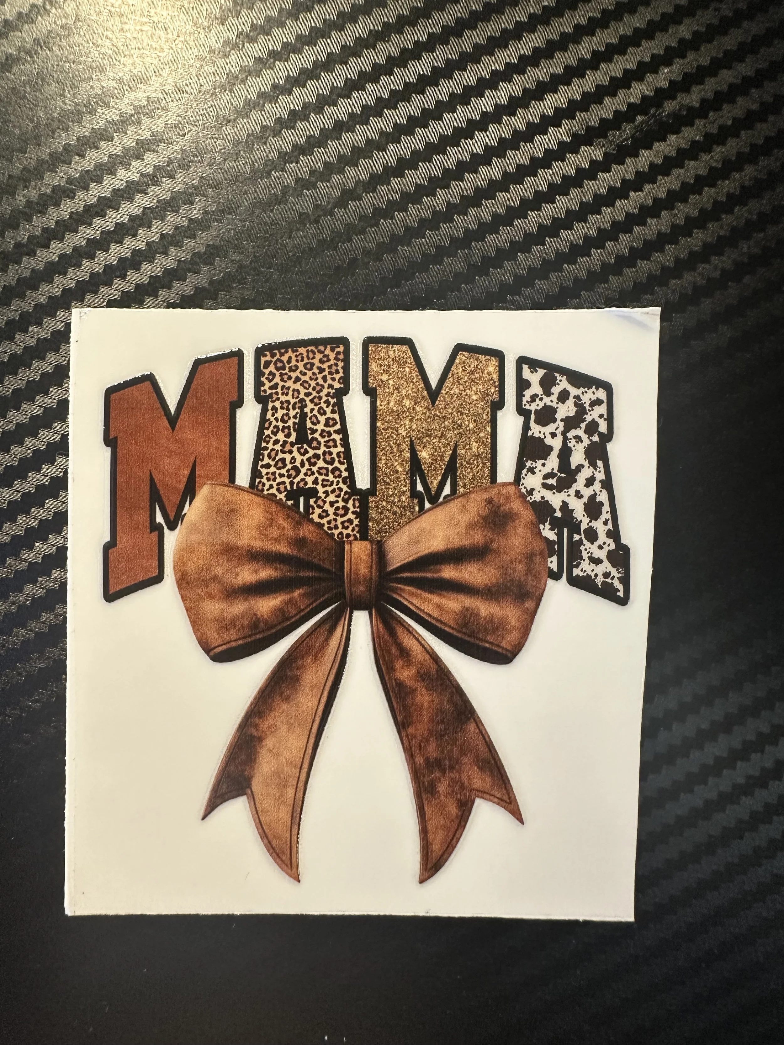 Mama with brown bow