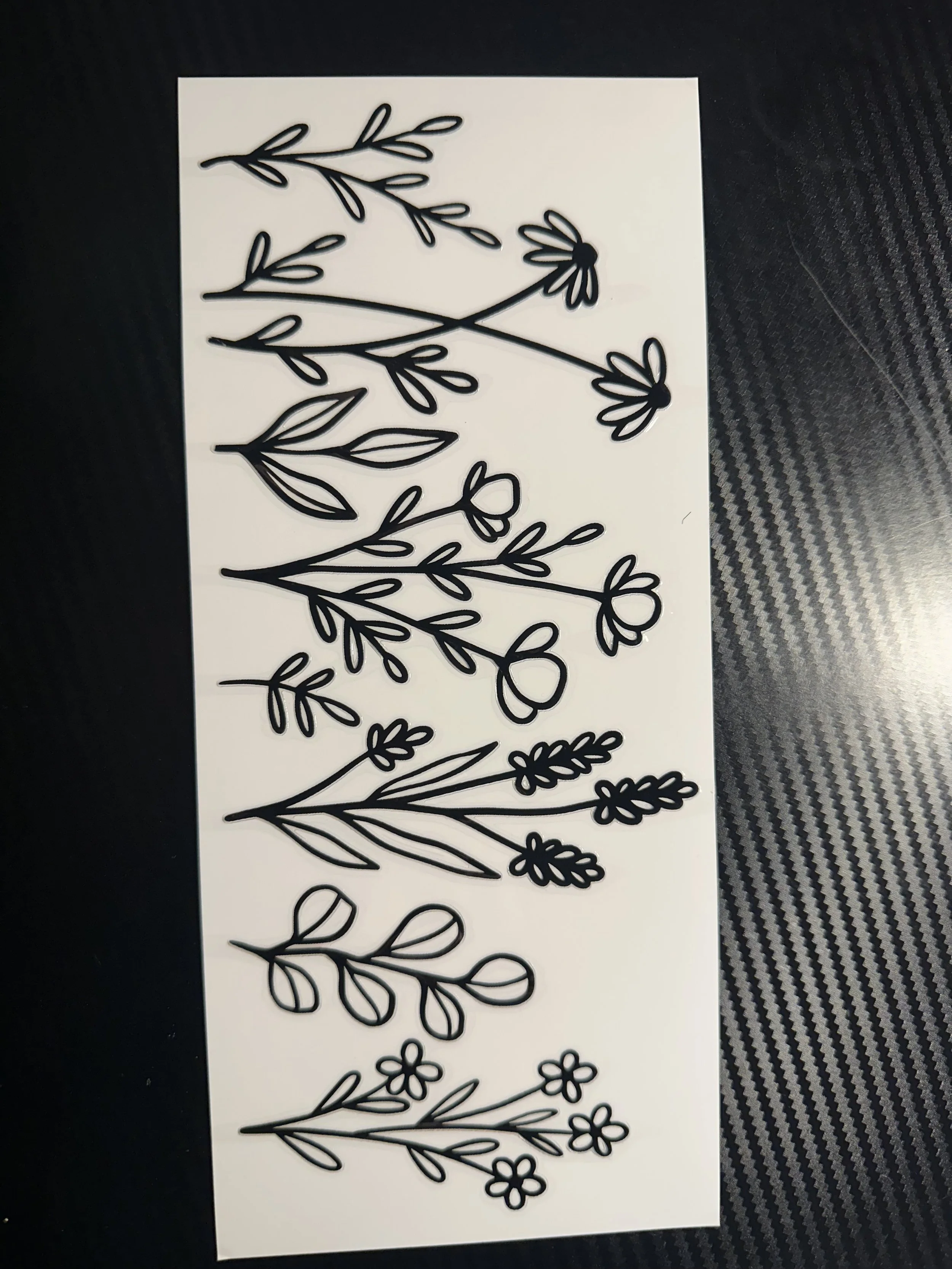 black flowers #1