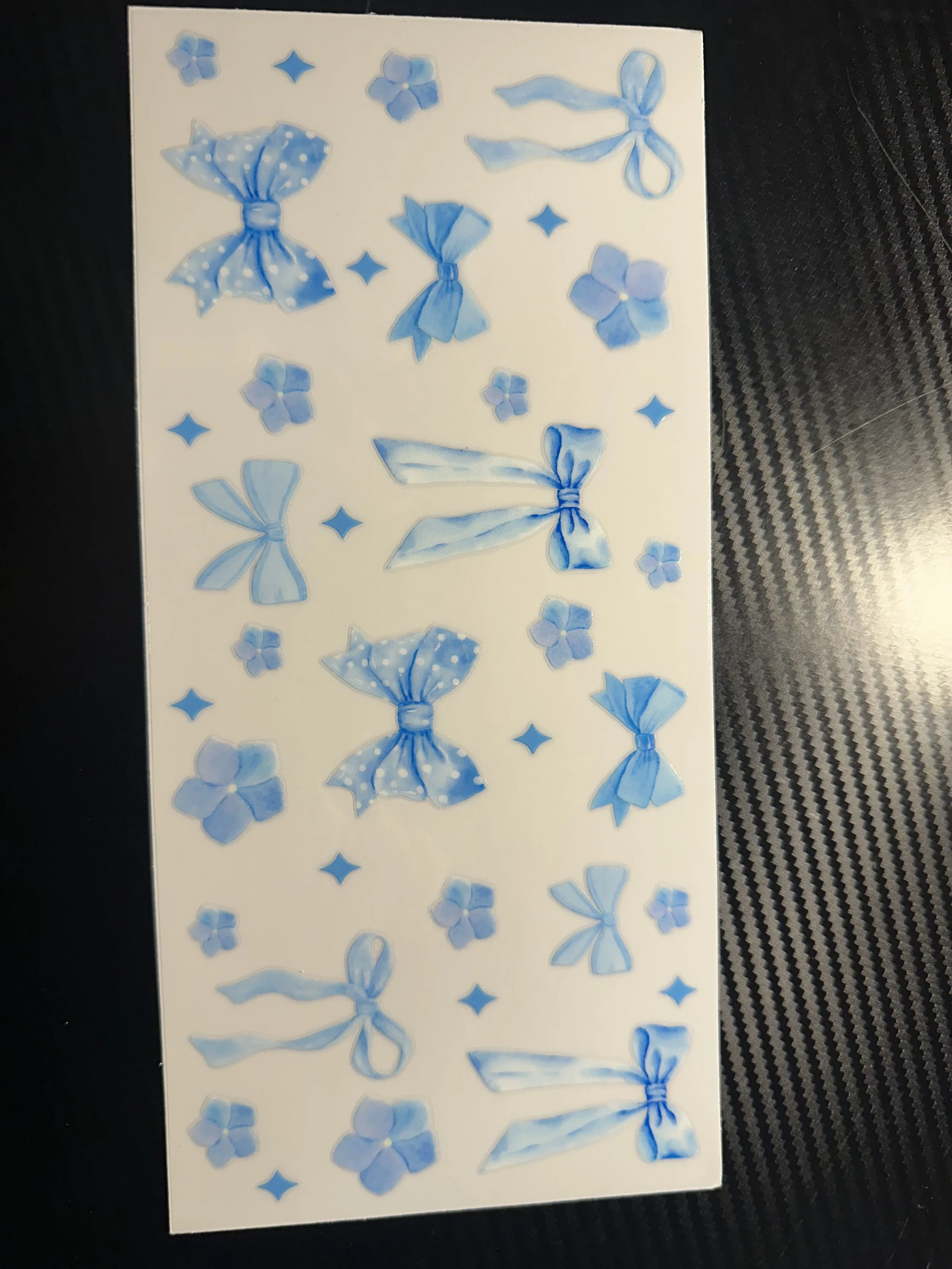 Blue bows