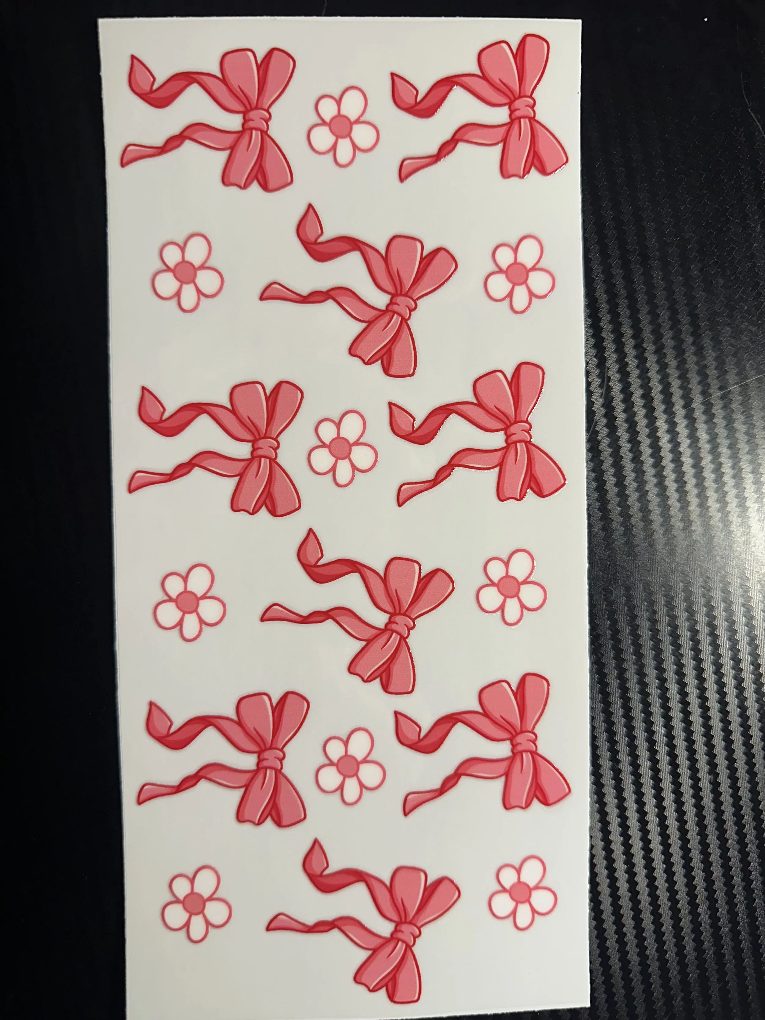 Bows and flowers