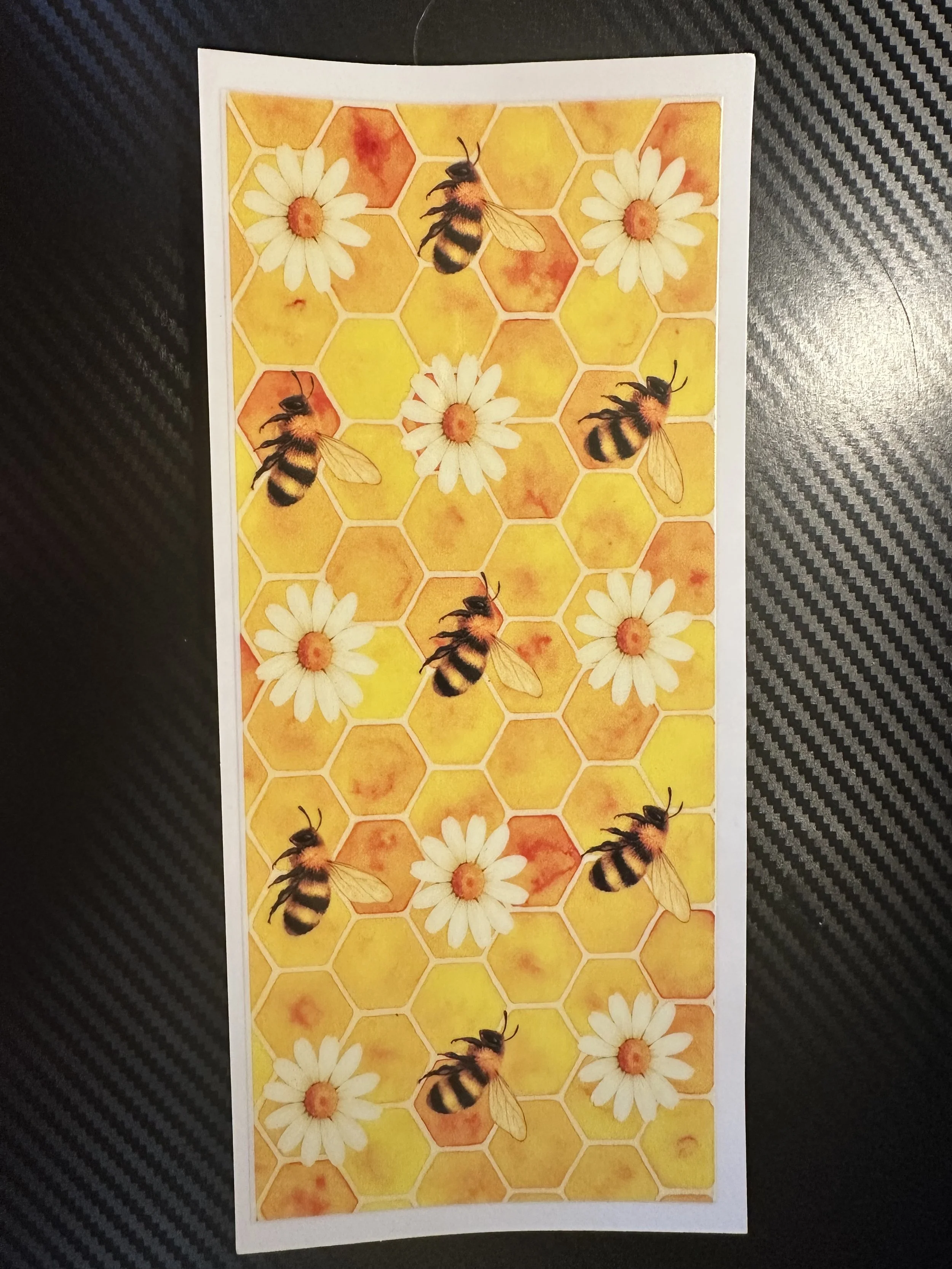 Bees with honeycomb