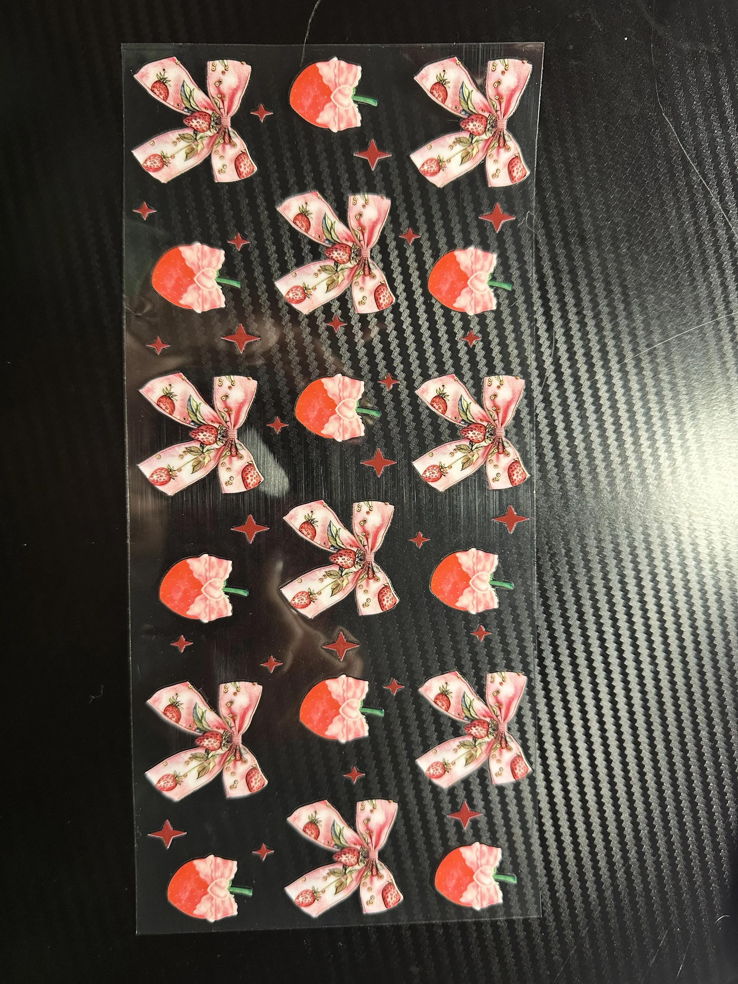 Strawberries and bows
