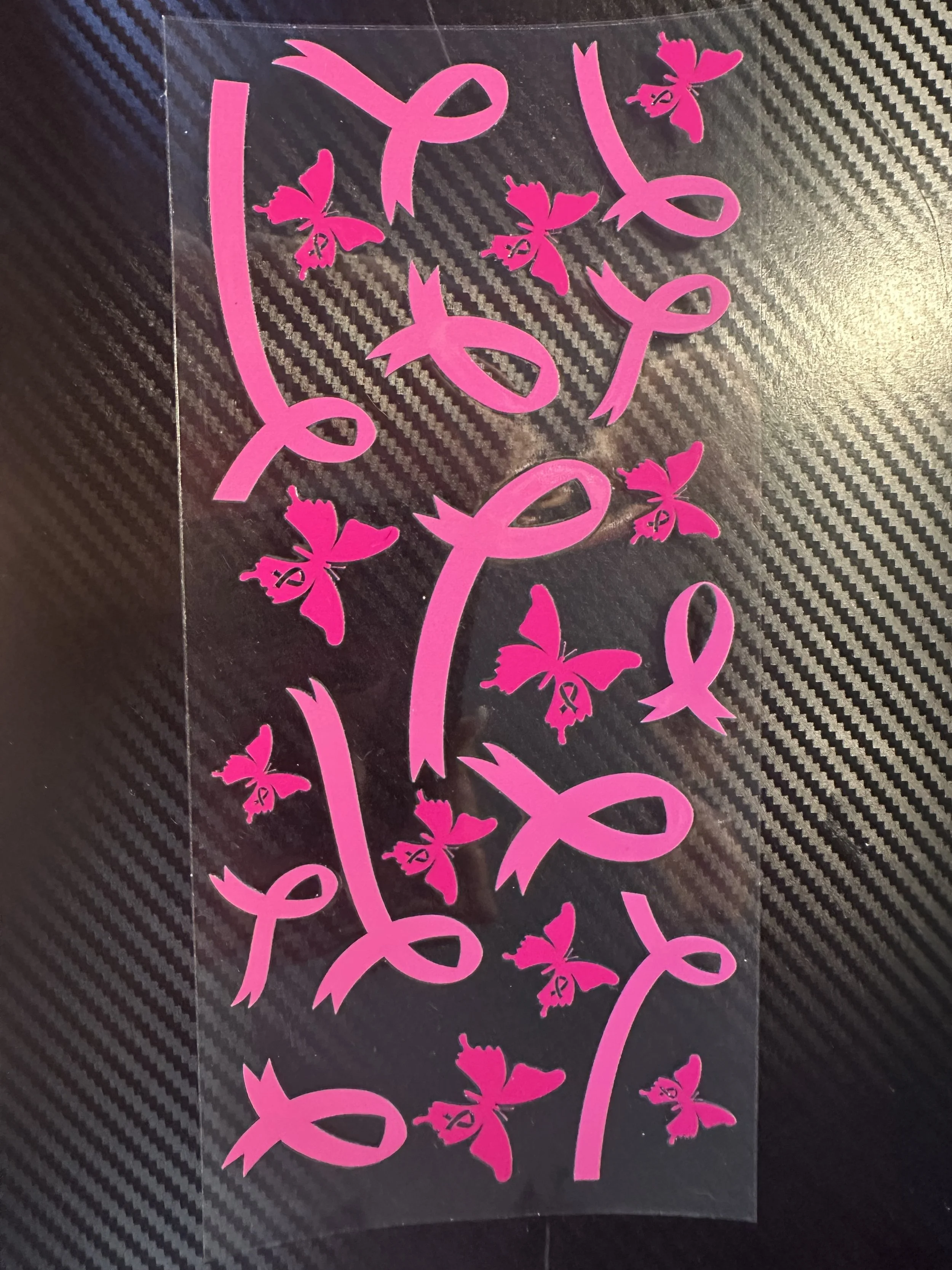 Cancer symbol and butterflies