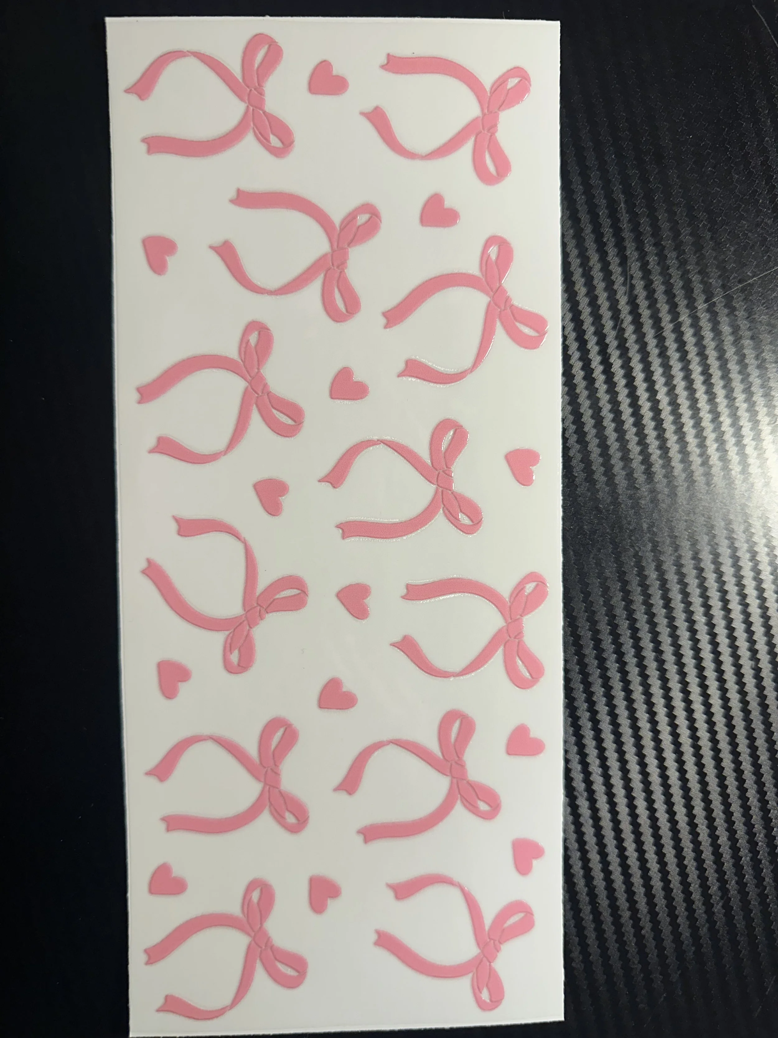 Bows and hearts