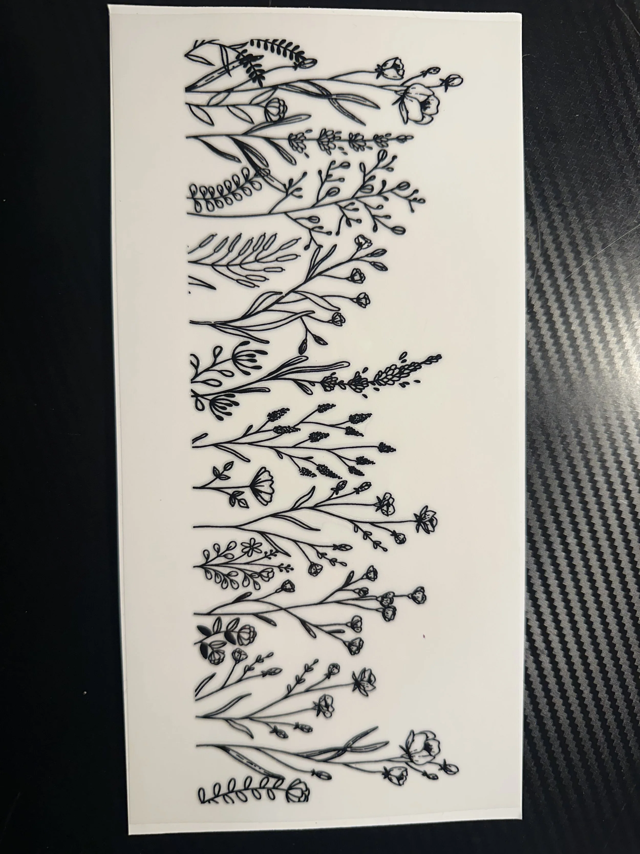 black flowers #2