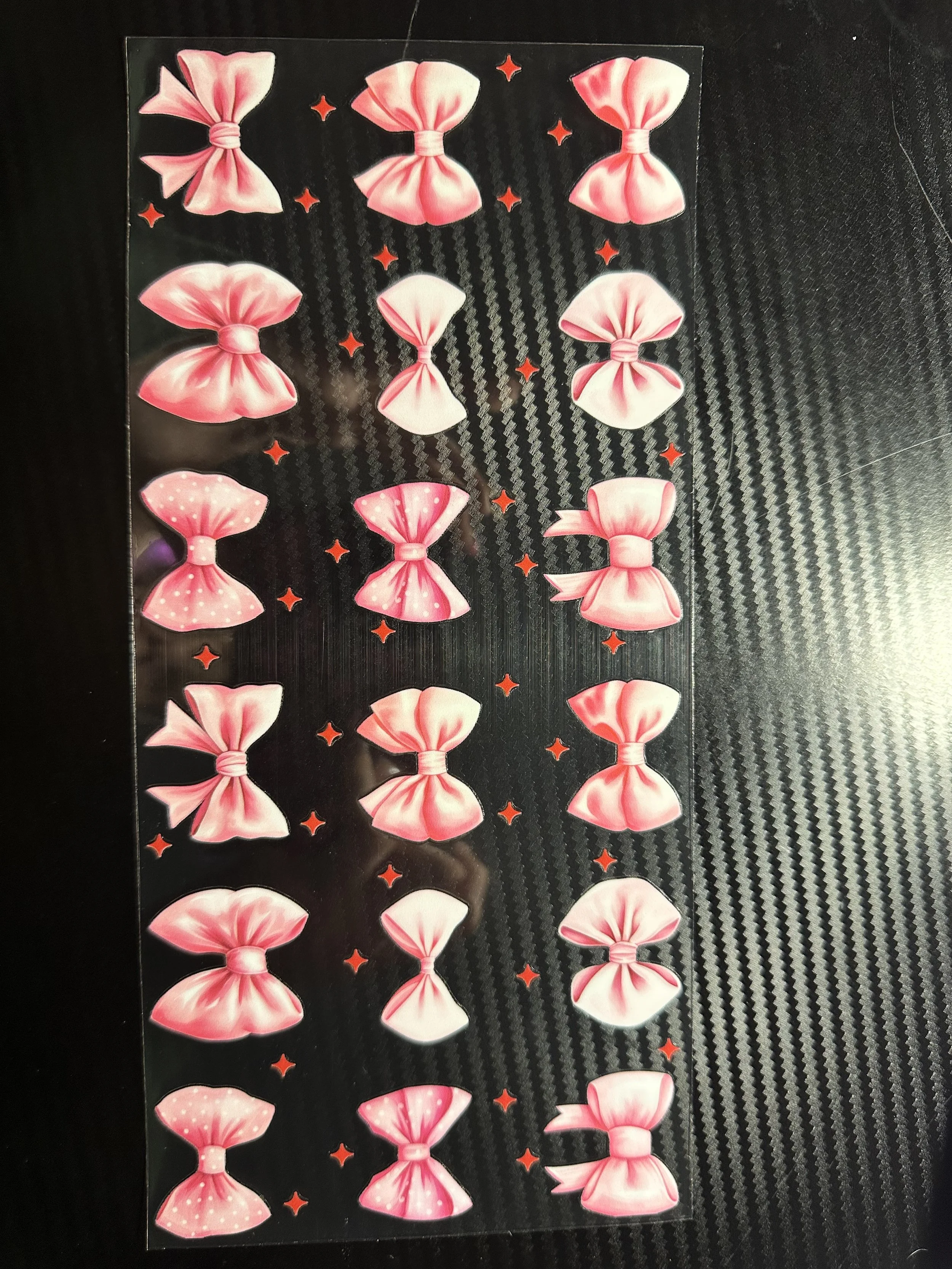 Pink bows