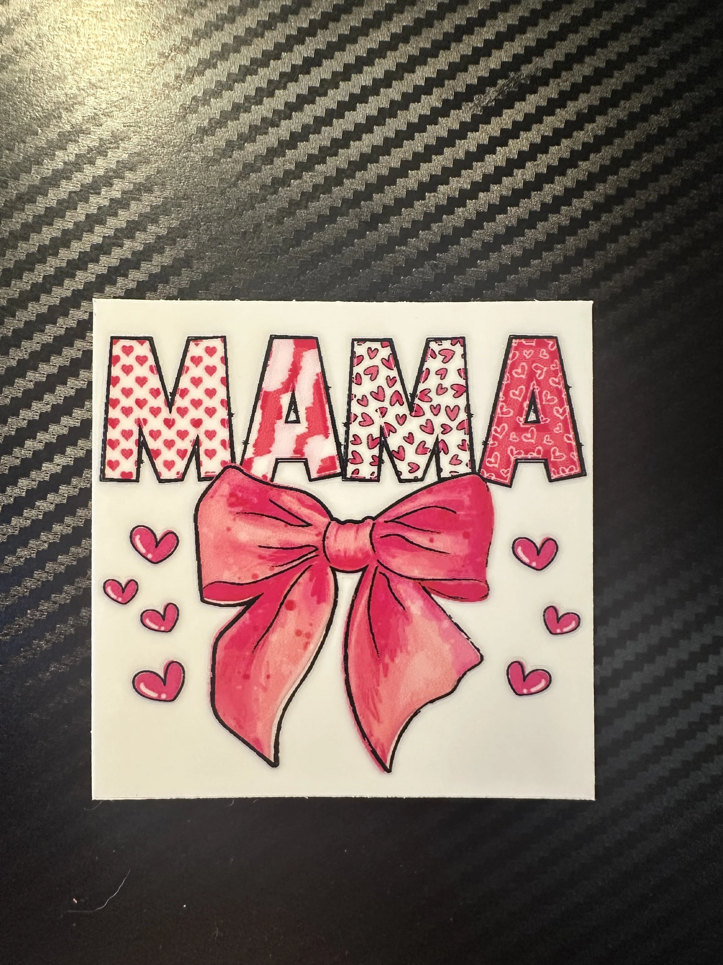 Mama with bow