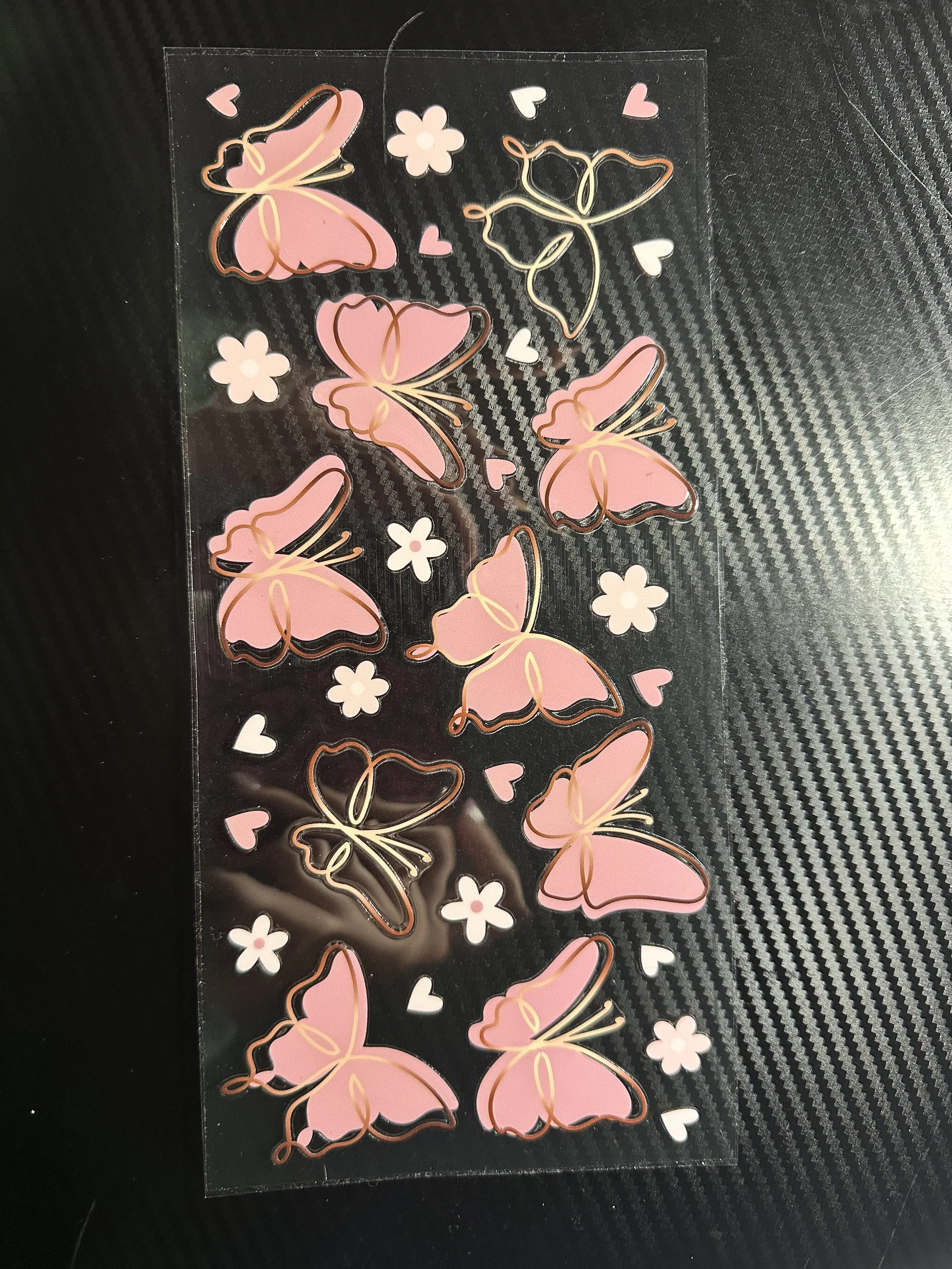 Pink butterflies
