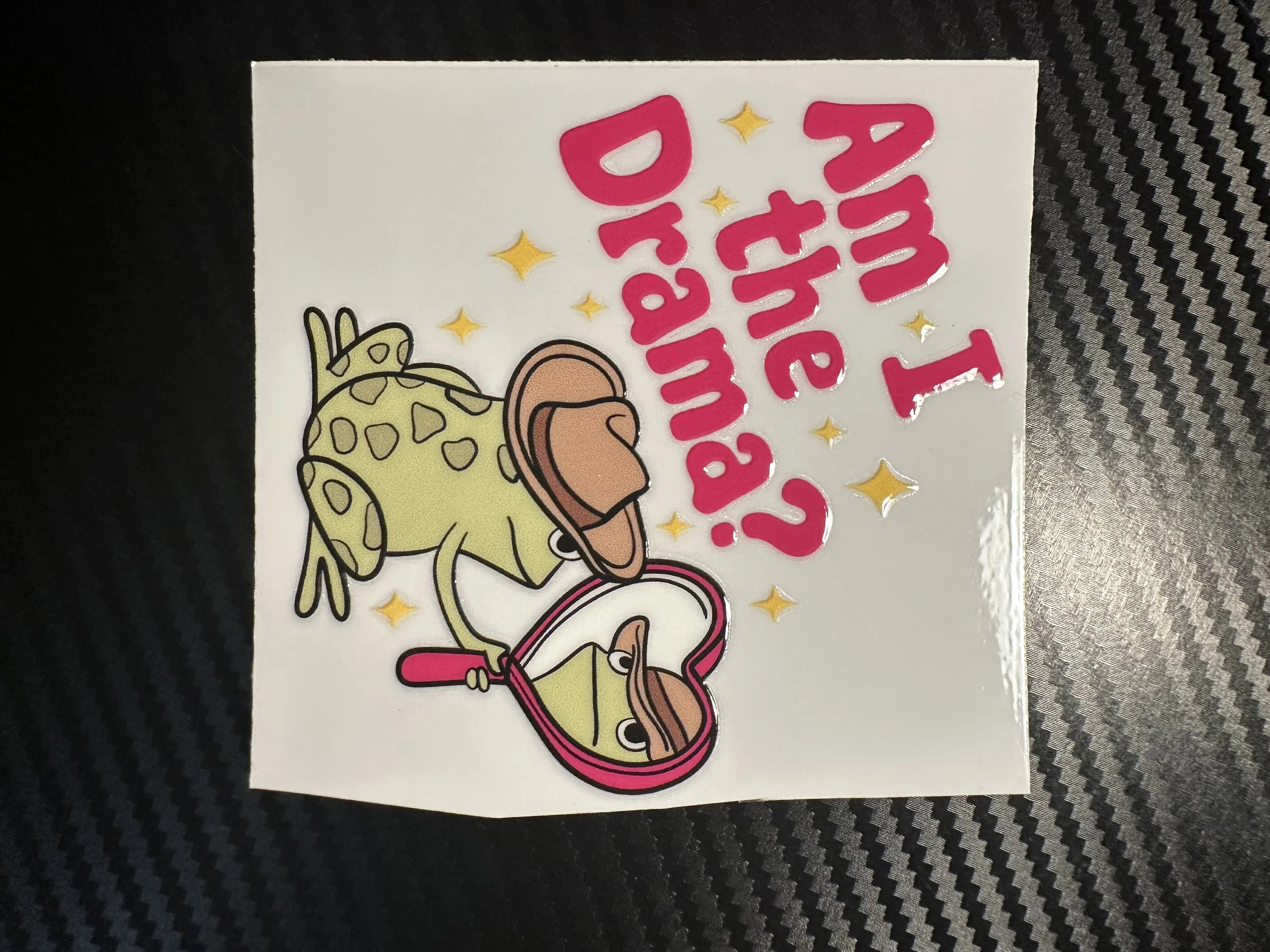 Am I the drama decal